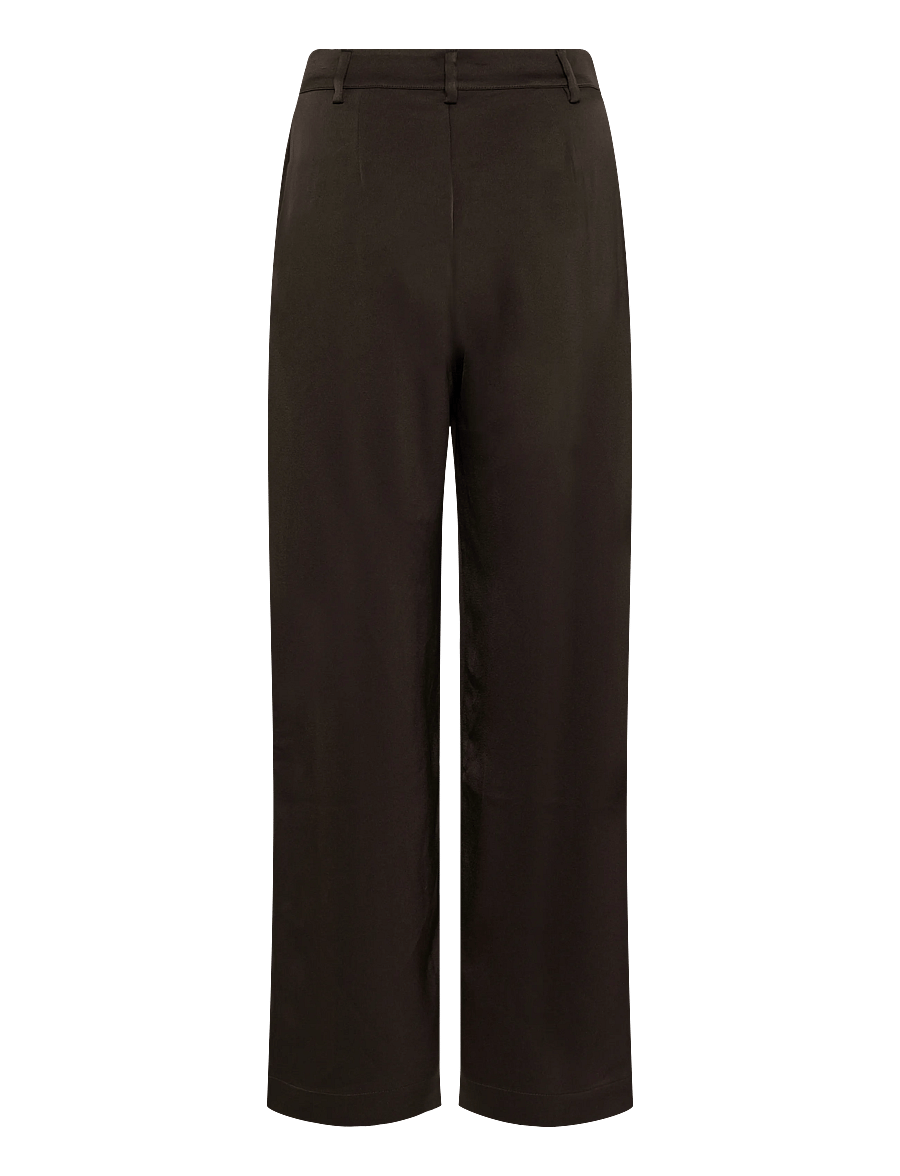 Ahlvar Gallery - Mila trousers - sirged püksid - dark brown - 2
