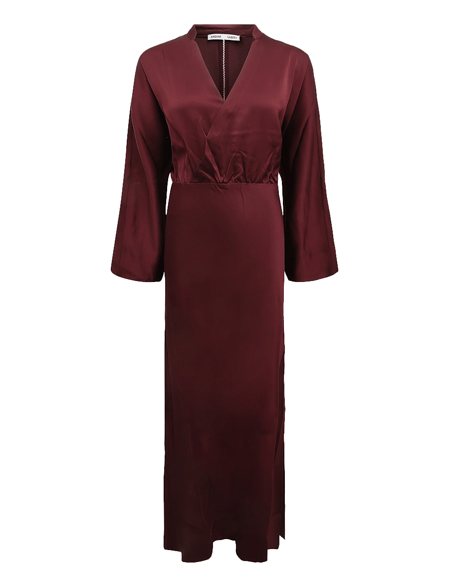 Ahlvar Gallery - Niva dress - maksikleidid - burgundy - 1