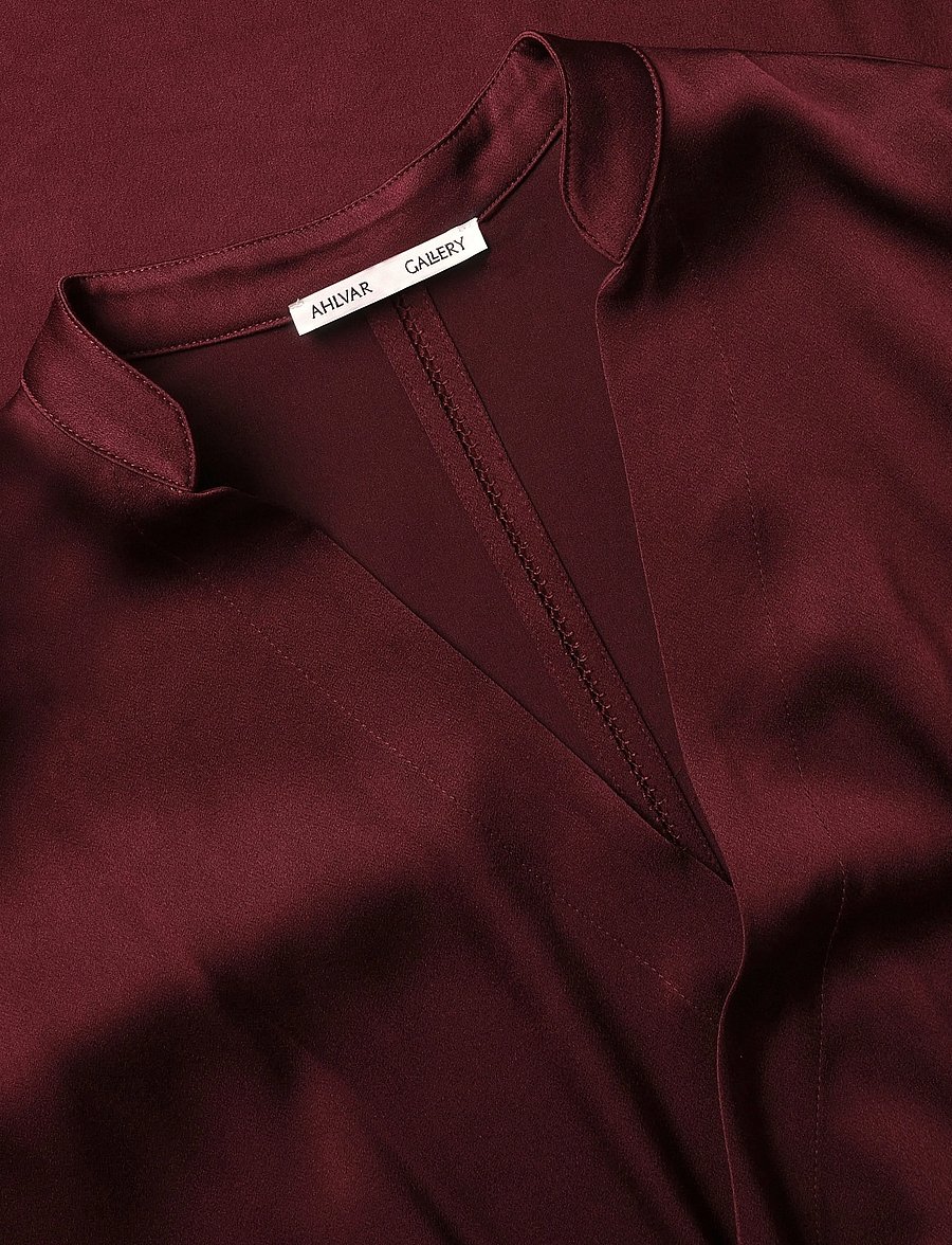 Ahlvar Gallery - Niva dress - maksikleidid - burgundy - 5