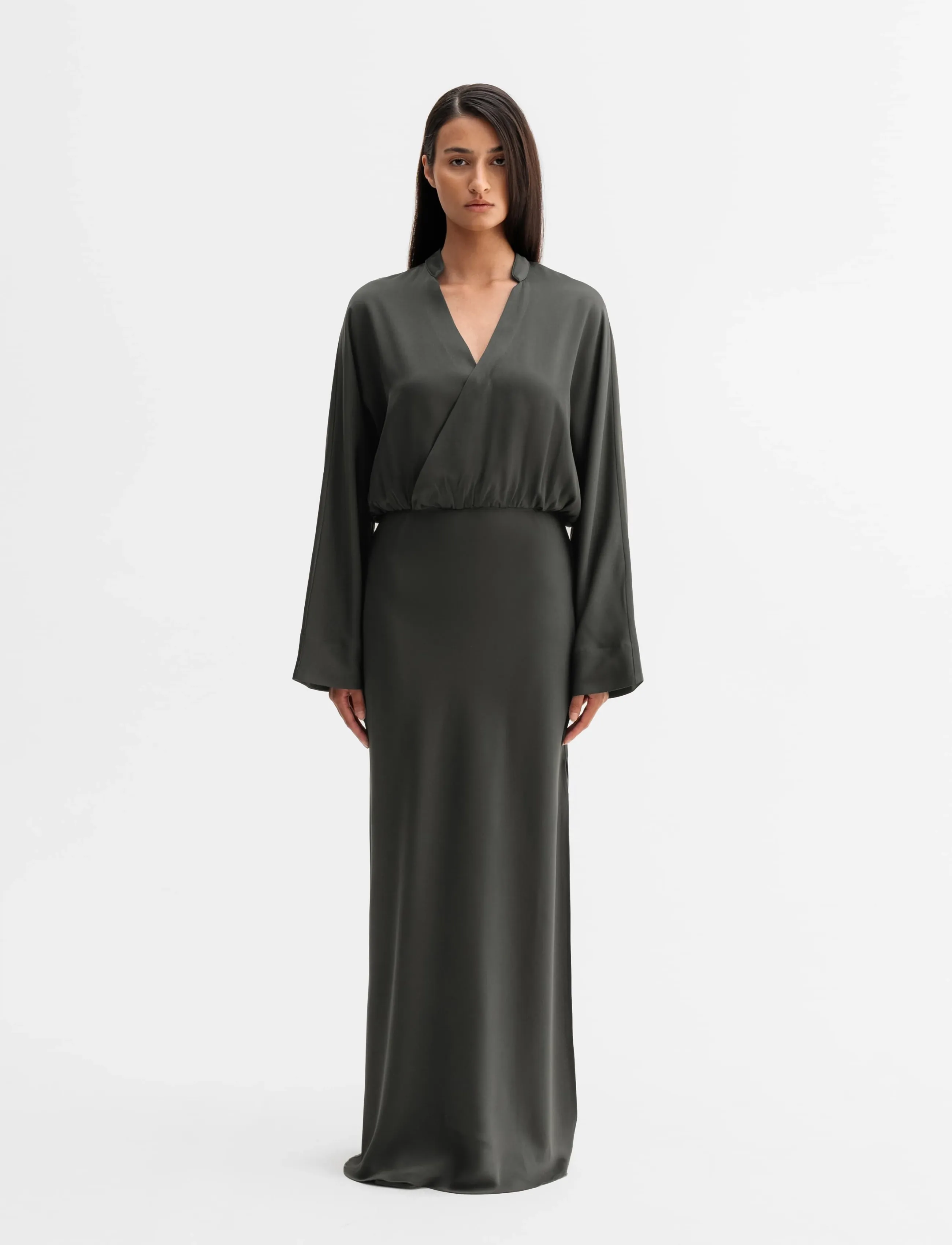 Ahlvar Gallery Niva dress - Ahlvar Gallery - WOOD / khaki/green