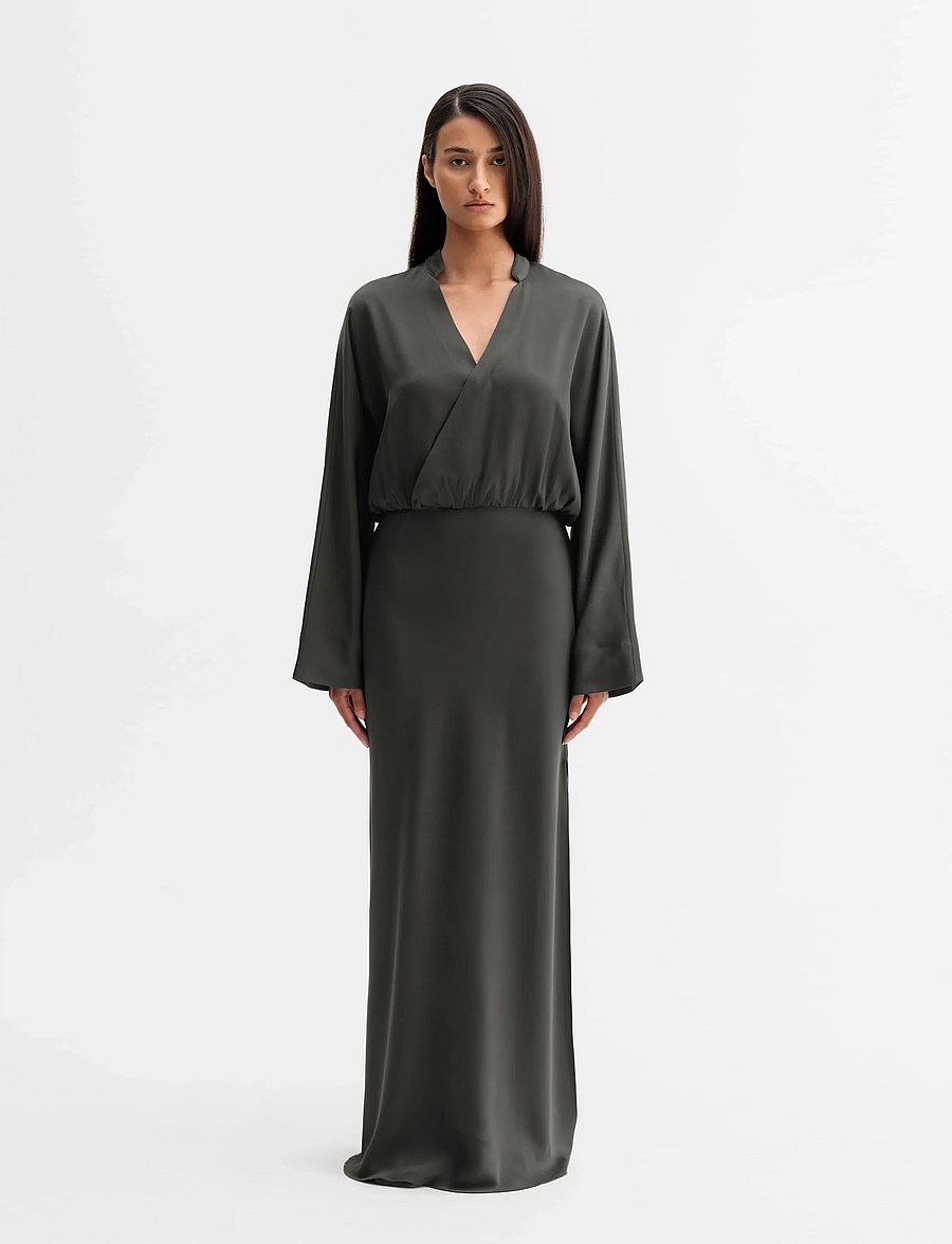 Ahlvar Gallery - Niva dress - maxi kjoler - wood - 0
