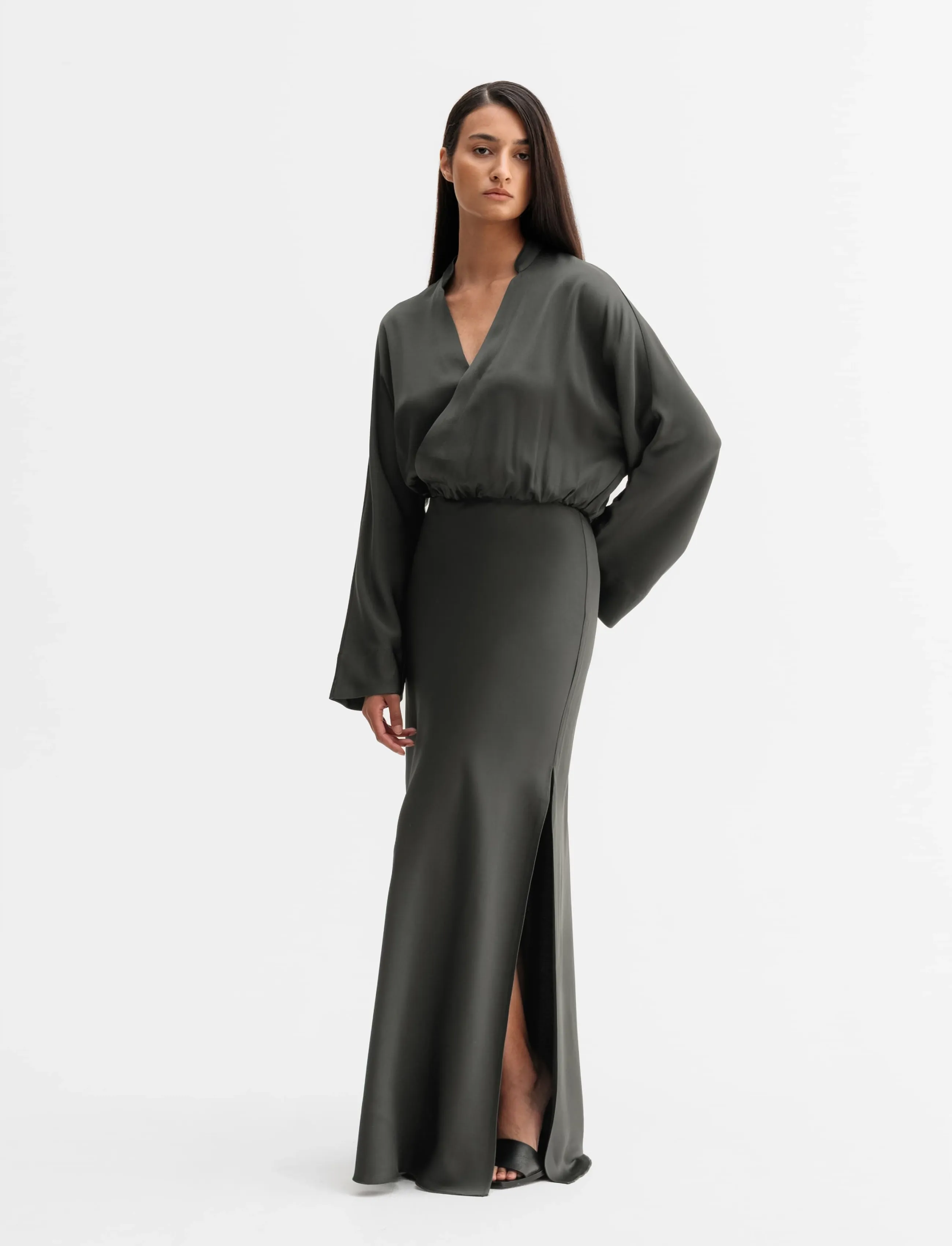 Ahlvar Gallery - Niva dress - maxi kjoler - wood - 3