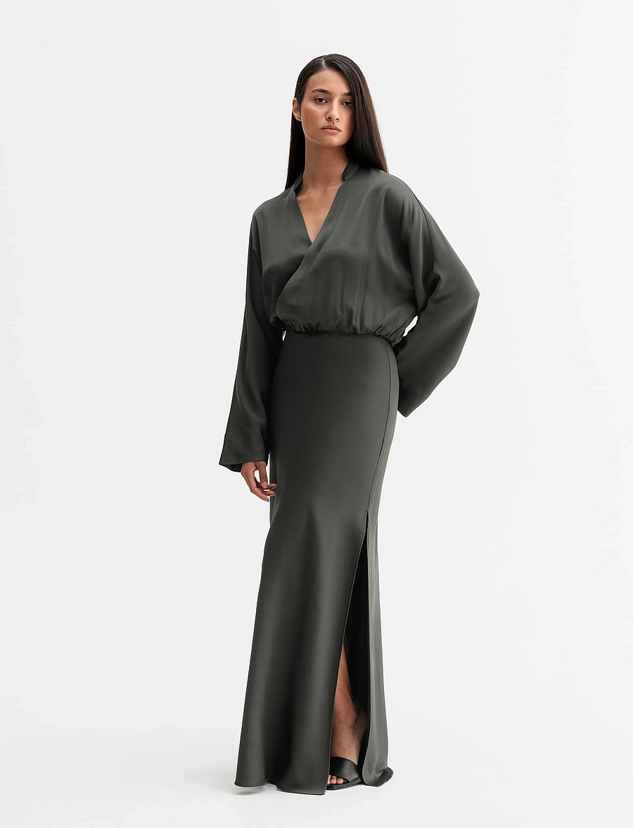 Ahlvar Gallery - Niva dress - maxi kjoler - wood - 3