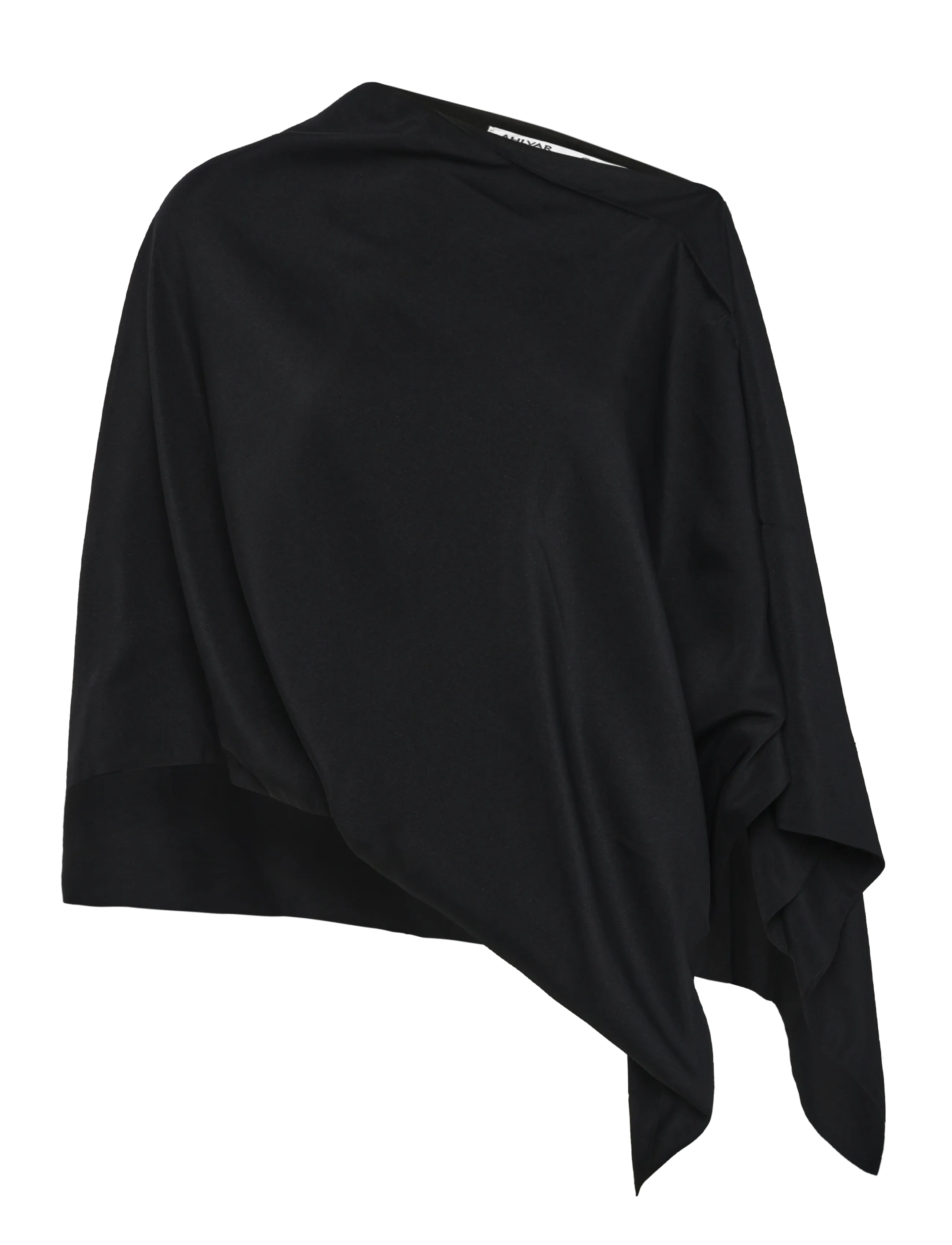 Ahlvar Gallery Niki cape - Strik - BLACK / black
