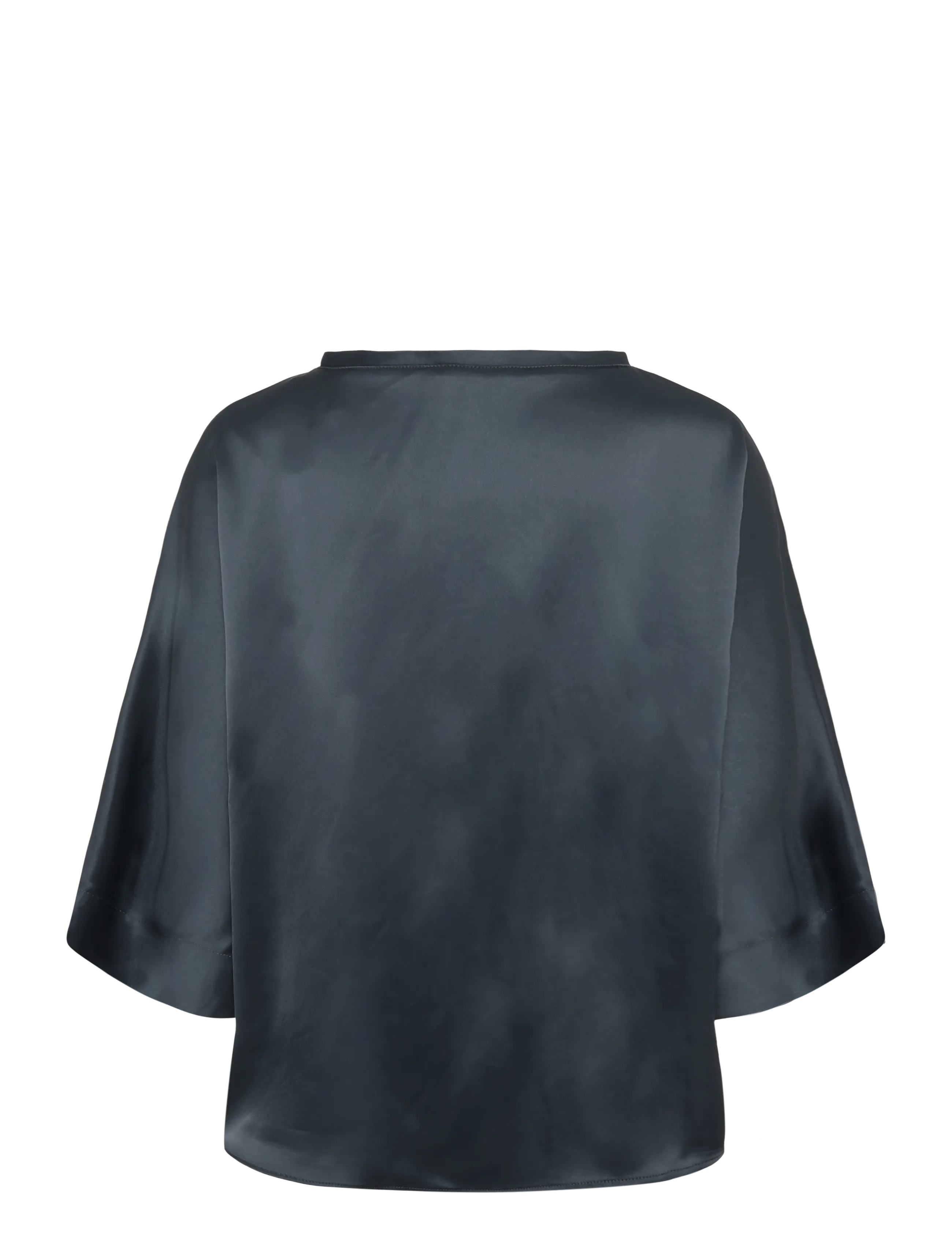Ahlvar Gallery - Tori satin tee - t-shirts - dark grey - 2