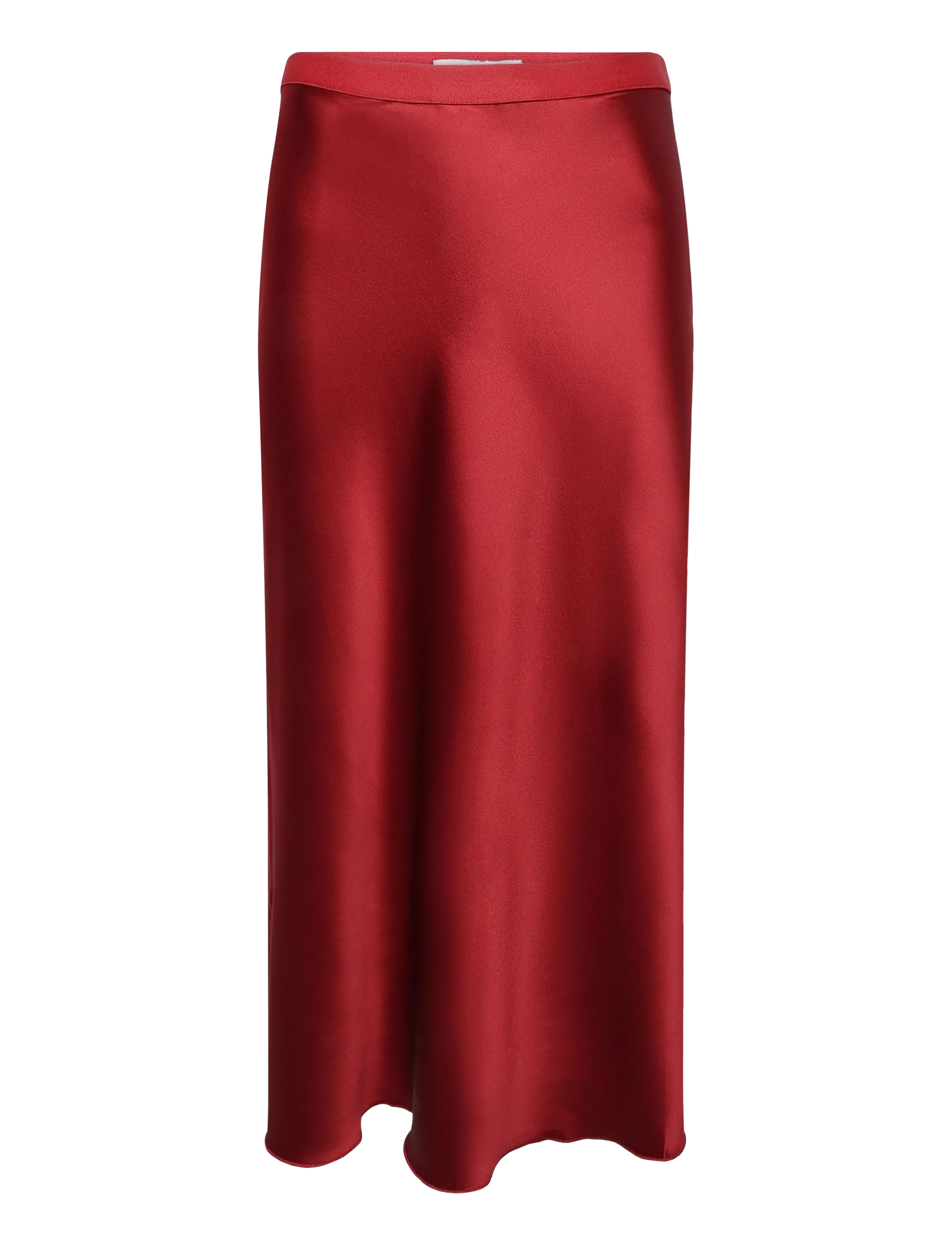 Ahlvar Gallery - Hana satin silk skirt - satin skirts - dark red - 1