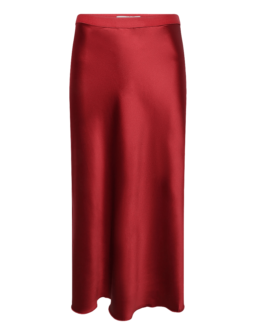 Ahlvar Gallery - Hana satin silk skirt - satiinseelikud - dark red - 1