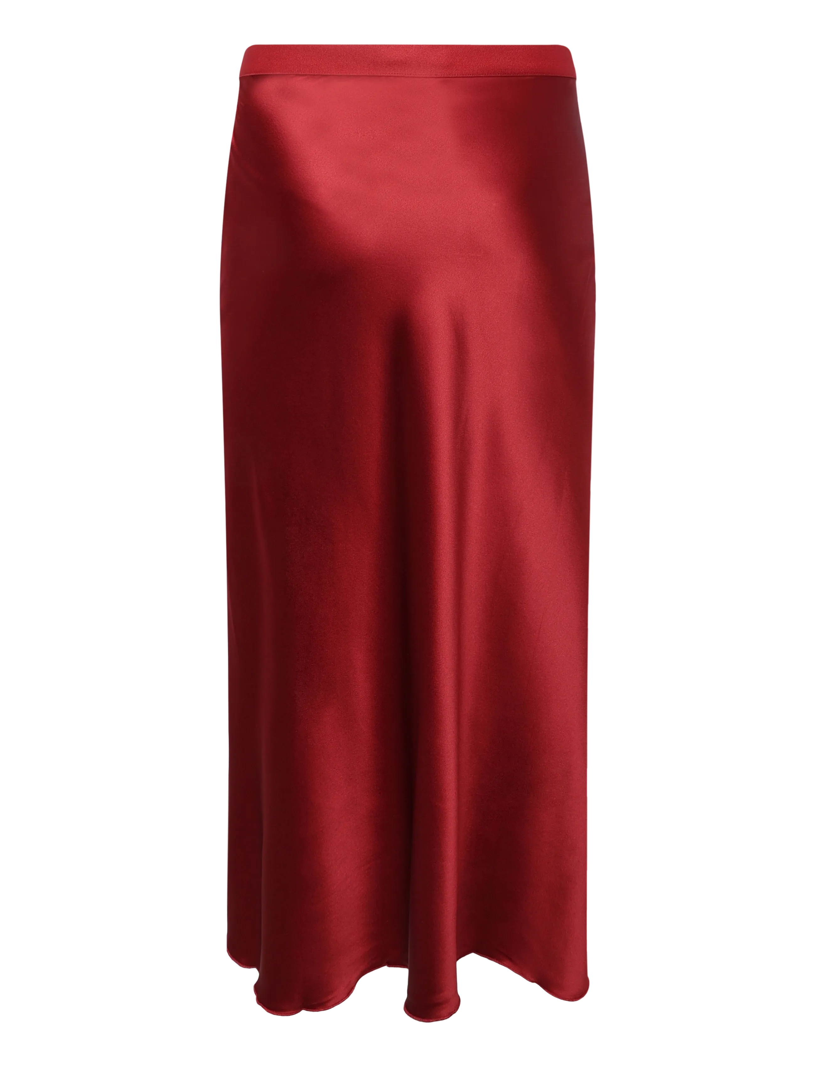 Ahlvar Gallery - Hana satin silk skirt - satin skirts - dark red - 2
