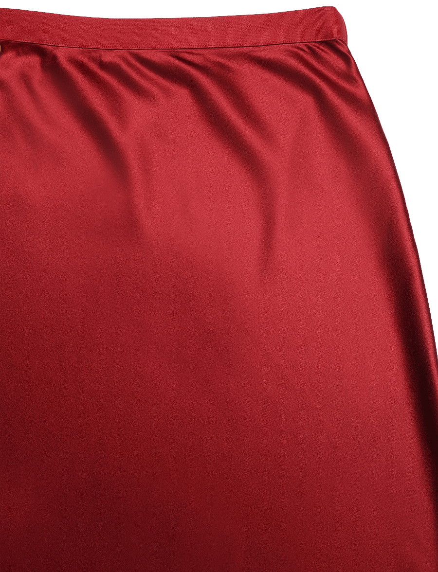 Ahlvar Gallery - Hana satin silk skirt - satiinseelikud - dark red - 4