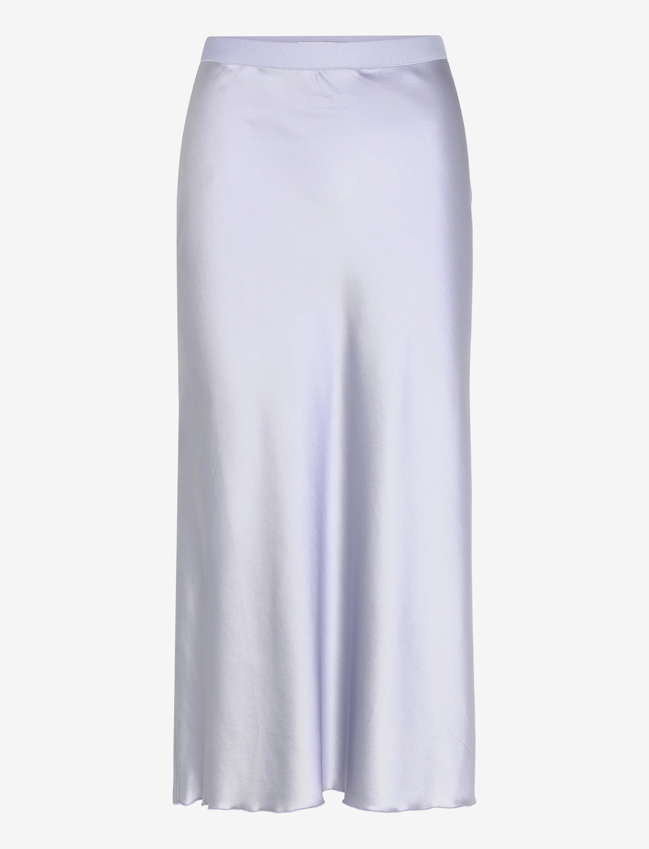 Ahlvar Gallery - Hana satin silk skirt - satin skirts - denim blue - 1