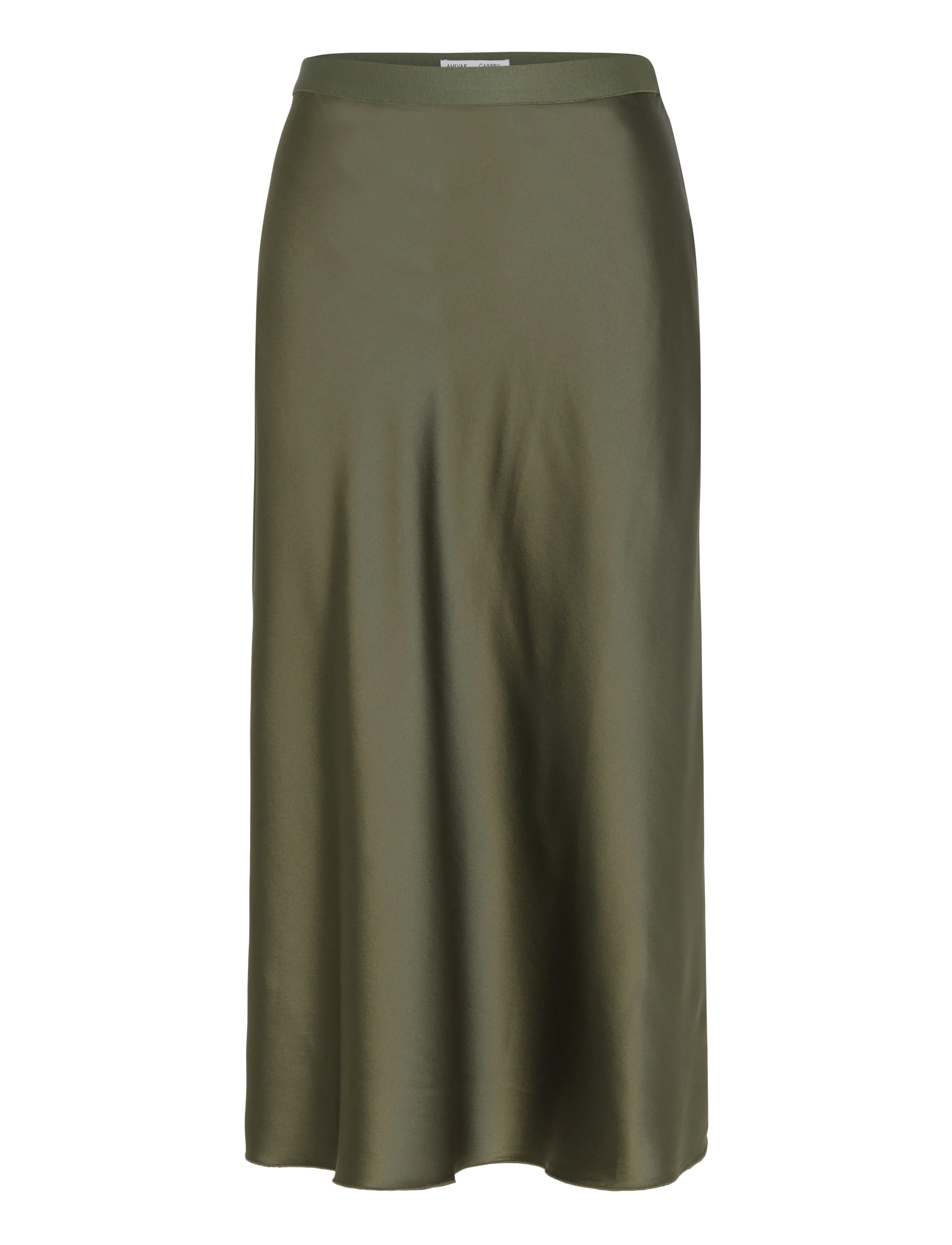 Ahlvar Gallery Hana satin silk skirt - Ahlvar Gallery - OLIVE GREEN / khaki/green