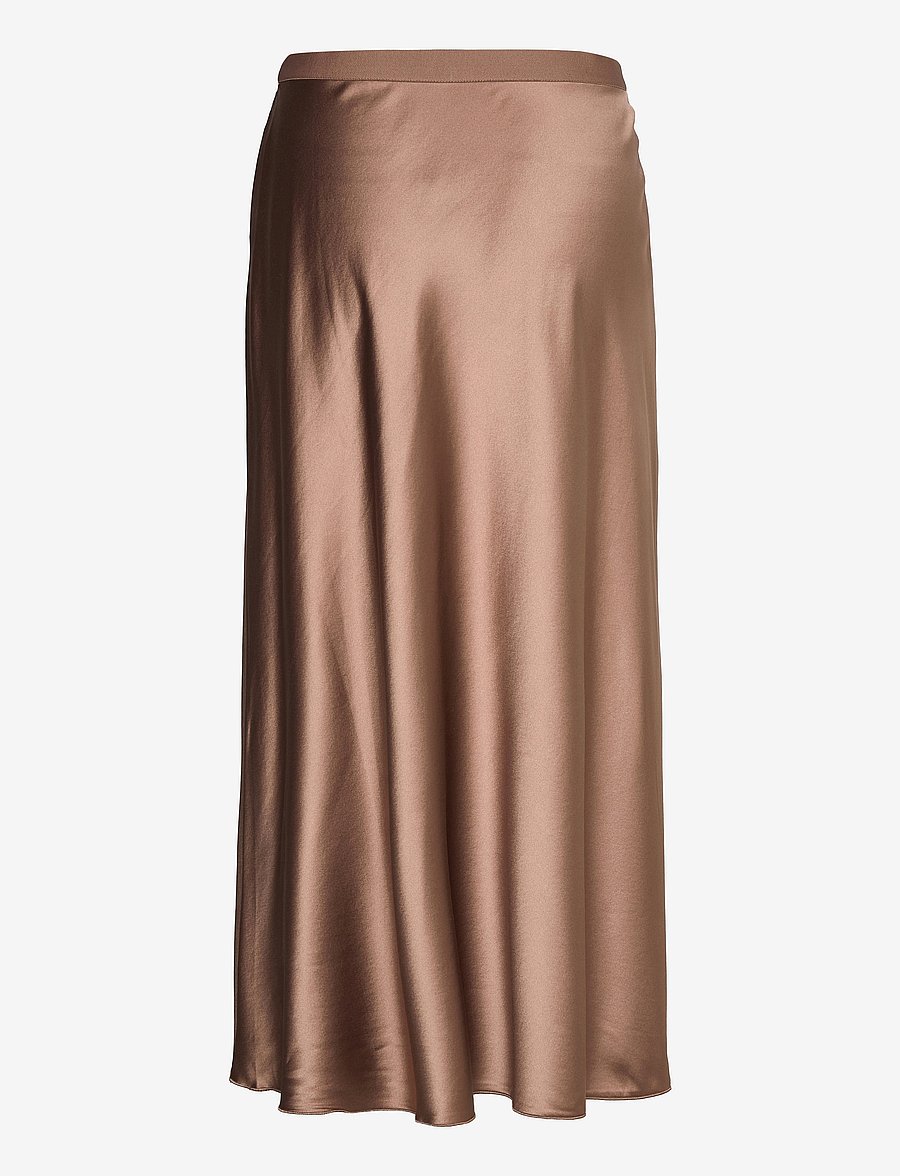 Ahlvar Gallery - Hana satin silk skirt - satiinist seelikud - sand - 2