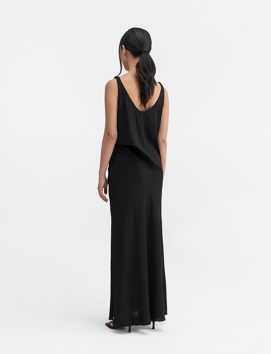 Ahlvar Gallery - Shin silk tank - Ärmellose blusen - black - 4