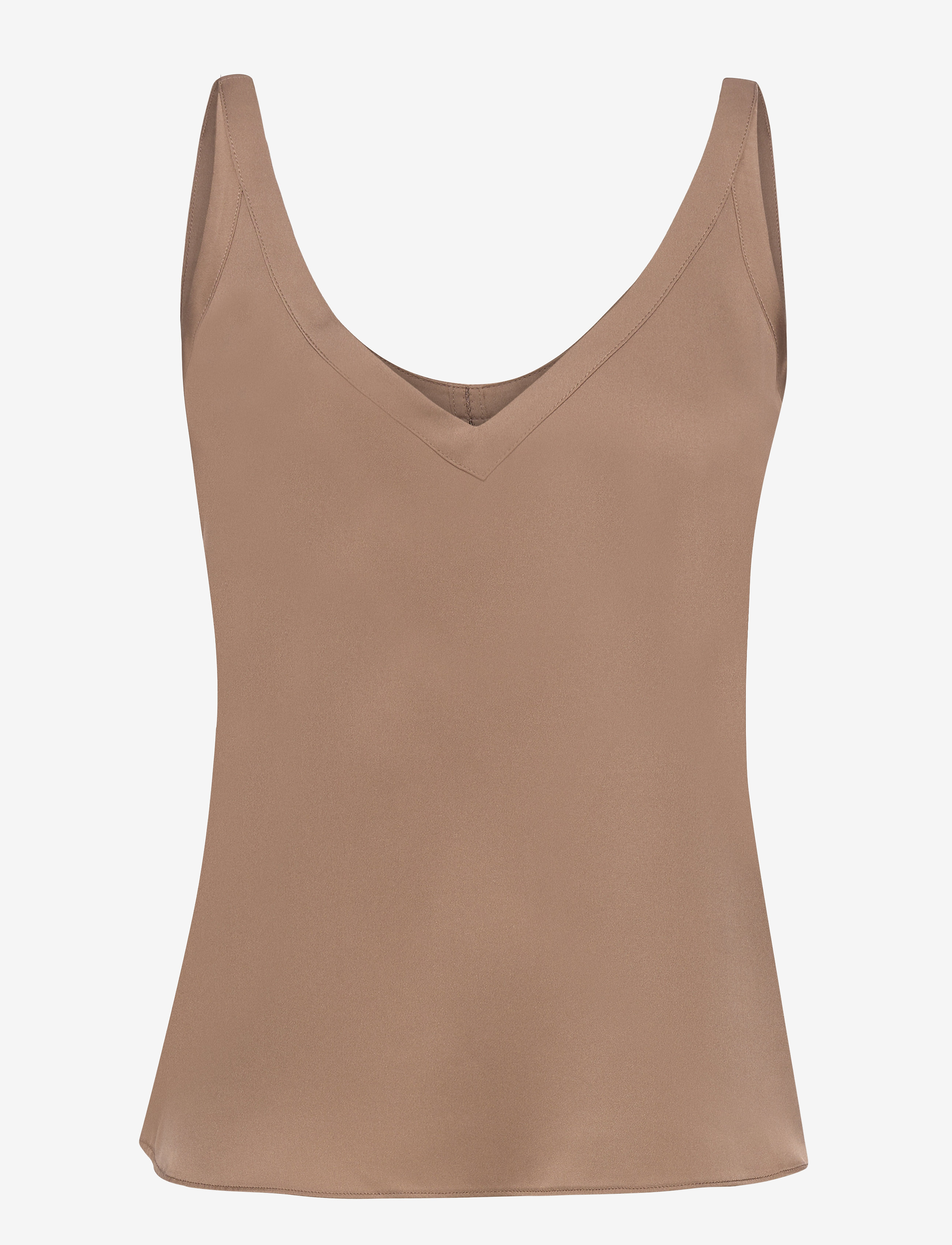 Shin silk tank - SAND