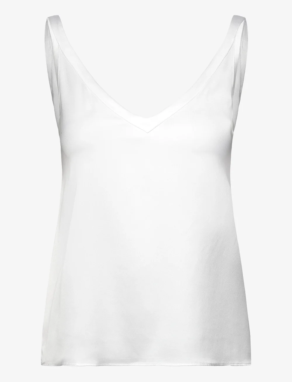 Ahlvar Gallery - Shin silk tank - Ärmlösa blusar - white - 1