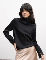 Ahlvar Gallery - Ayumi blouse - blouses à manches longues - black - 5