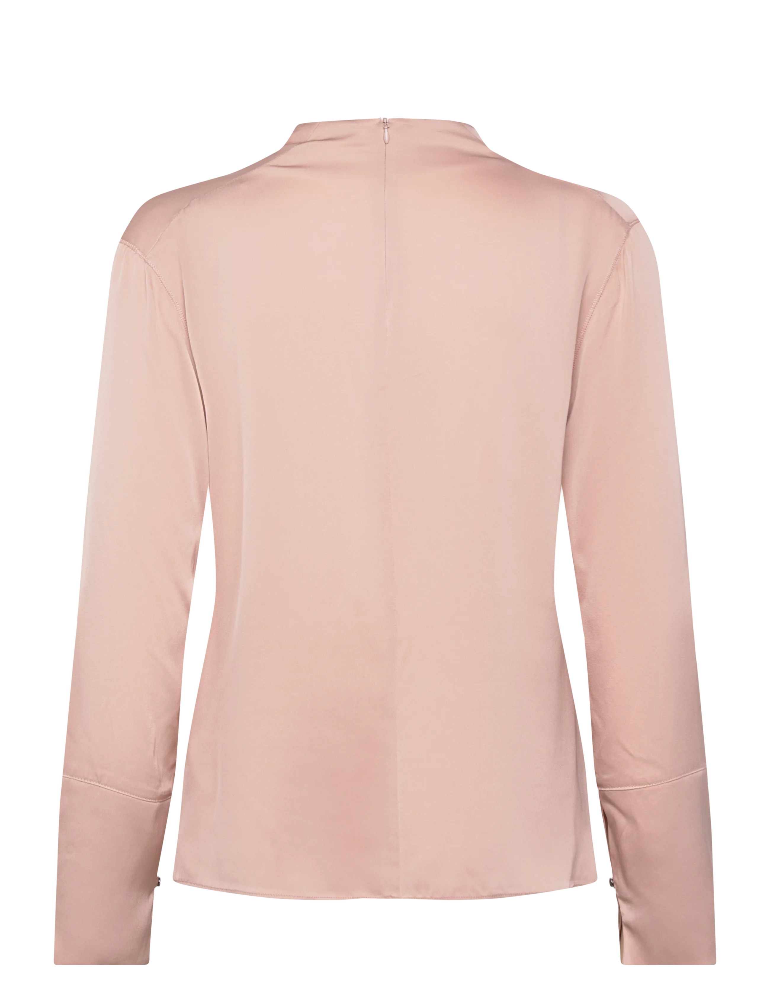 Ahlvar Gallery - Ayumi silk blouse - pikkade varrukatega pluusid - dusty pink - 2