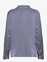 Ahlvar Gallery - Ayumi blouse - long sleeved blouses - steel blue - 1