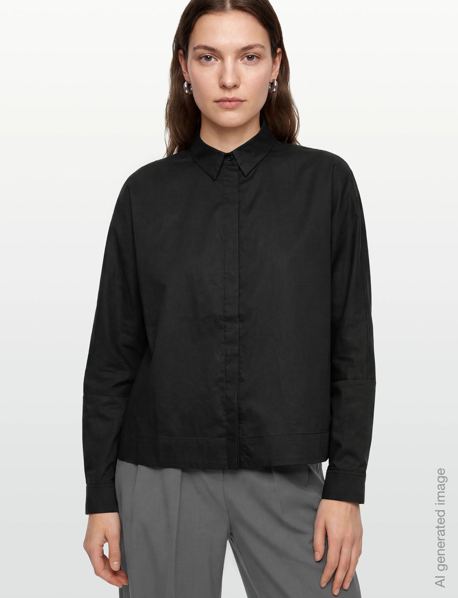 Ahlvar Gallery - Gigi shirt - denimskjorter - black - 3