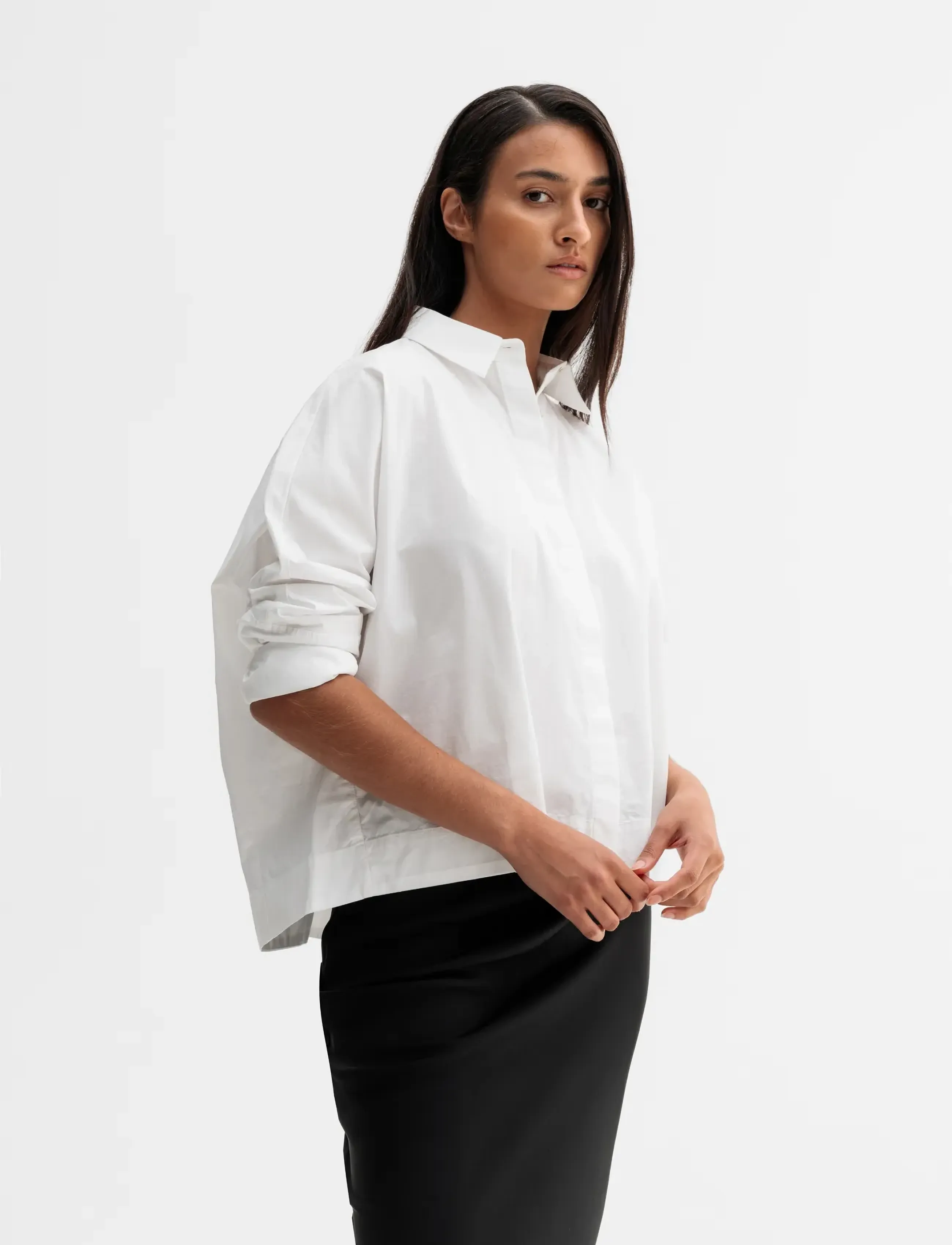 Ahlvar Gallery - Gigi shirt - pikkade varrukatega särgid - white - 0