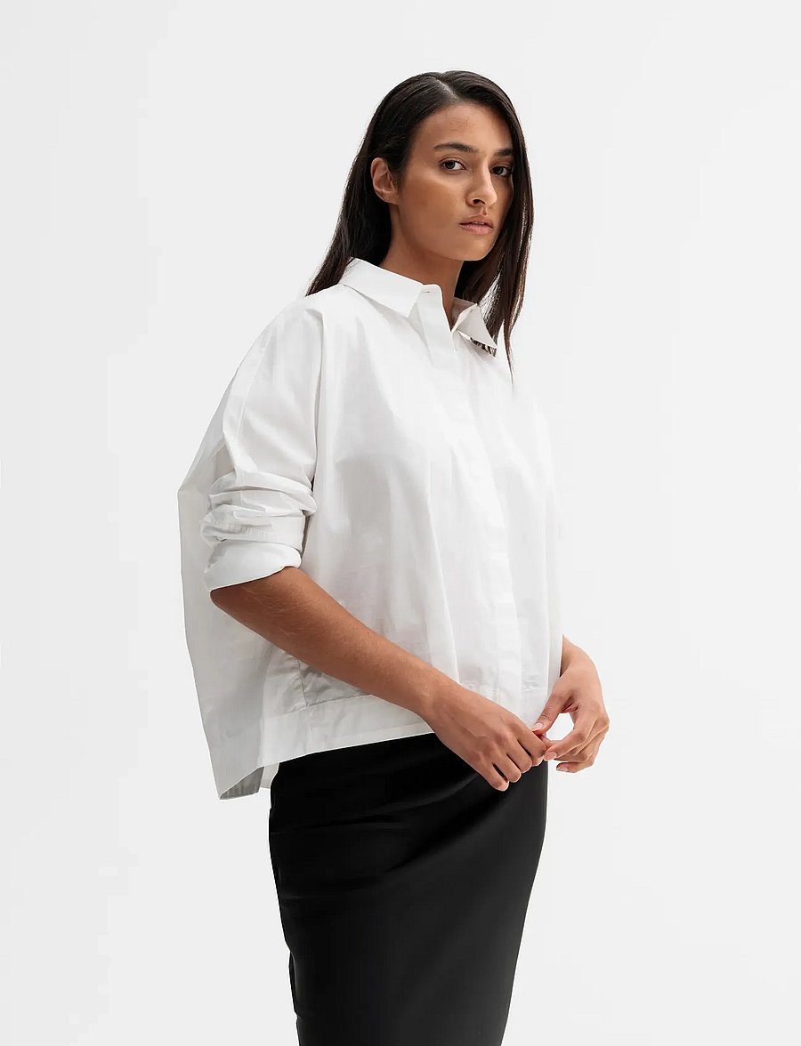 Ahlvar Gallery - Gigi shirt - marškiniai ilgomis rankovėmis - white - 0