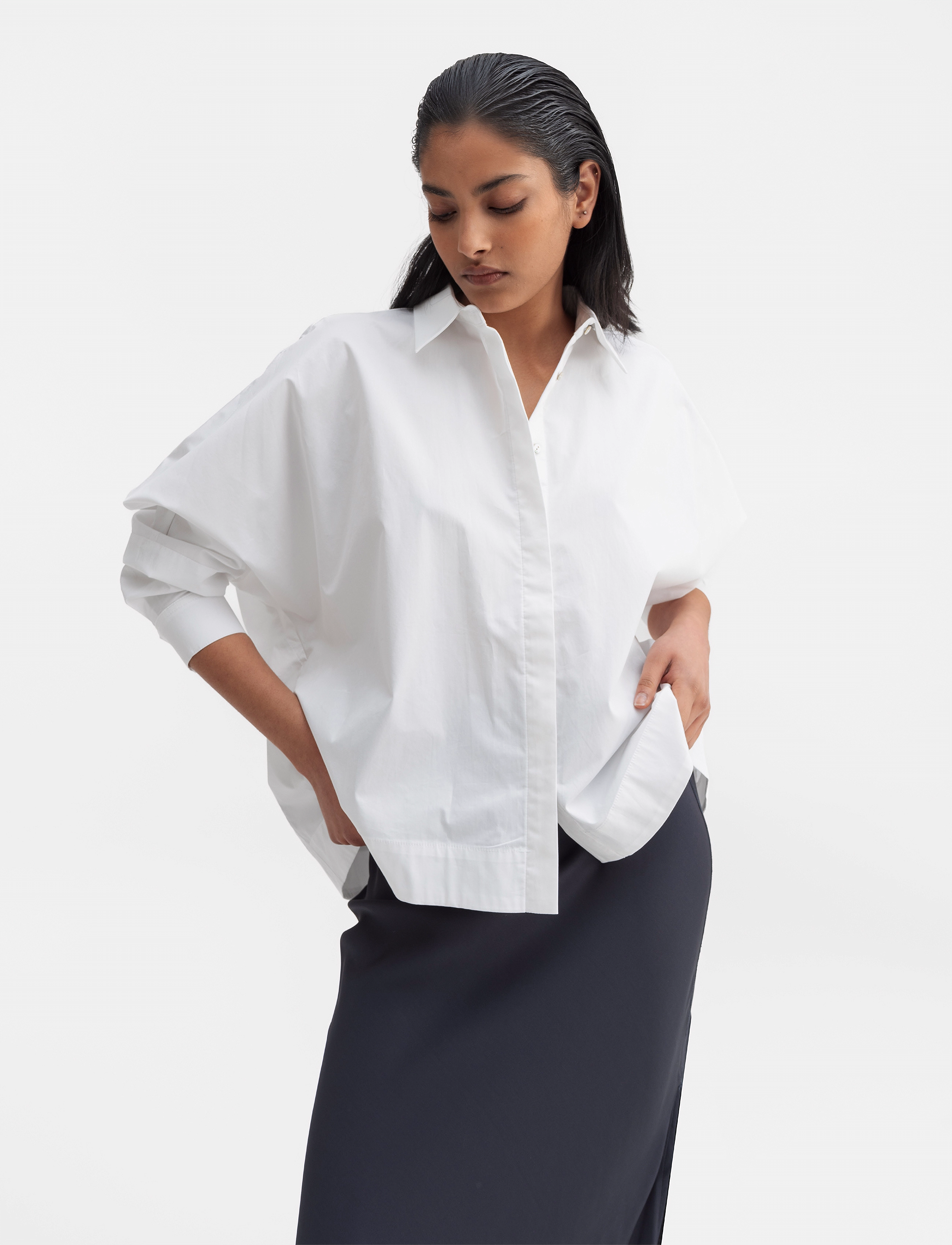 Ahlvar Gallery Gigi shirt - Hemden - WHITE / white