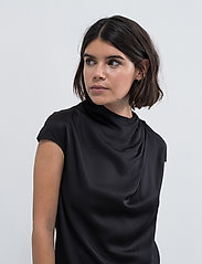 Ahlvar Gallery - Lima top - bluzki z krótkim rękawem - black - 6