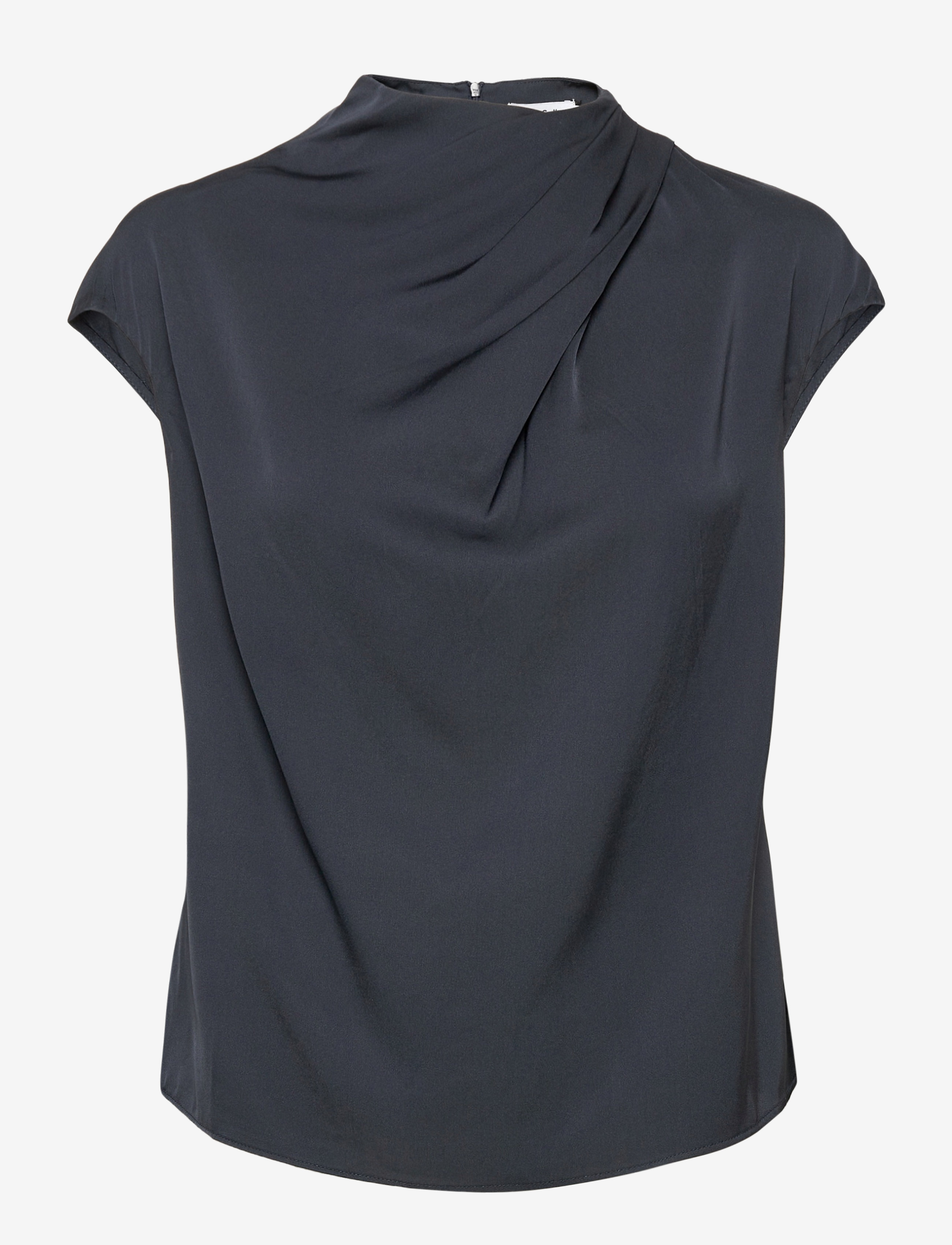 Ahlvar Gallery Lima silk top - Ahlvar Gallery - BLUE GREY / blue