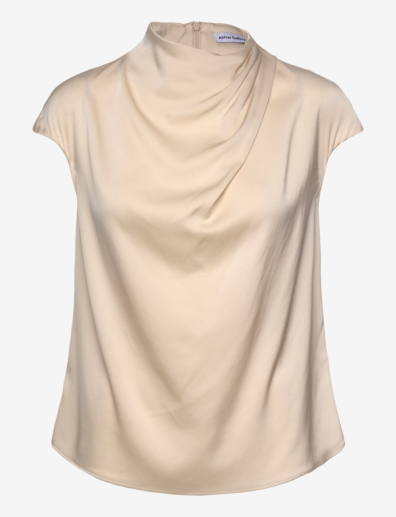 Ahlvar Gallery - Lima silk top - cream - 0