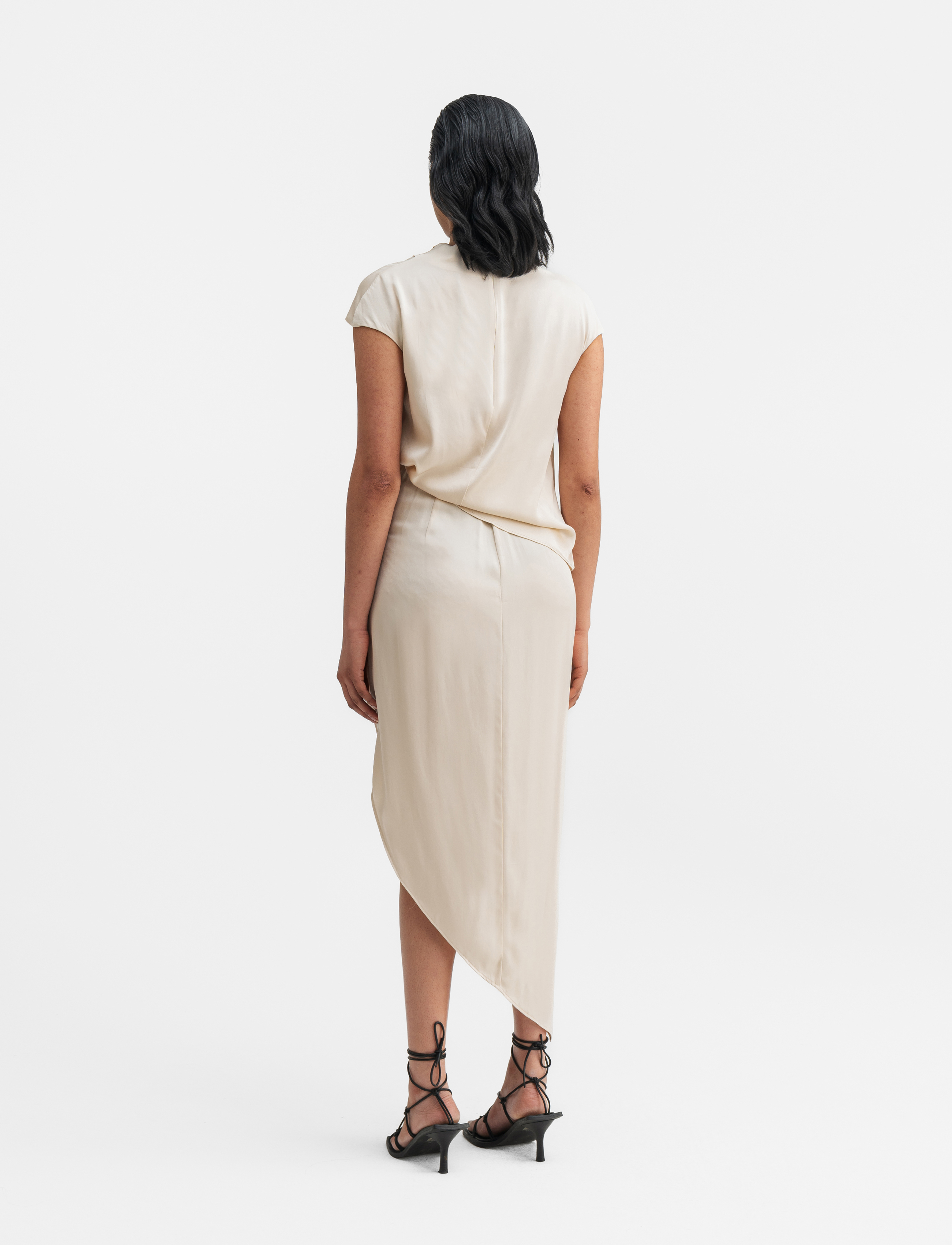 Ahlvar Gallery - Lima silk top - cream - 4