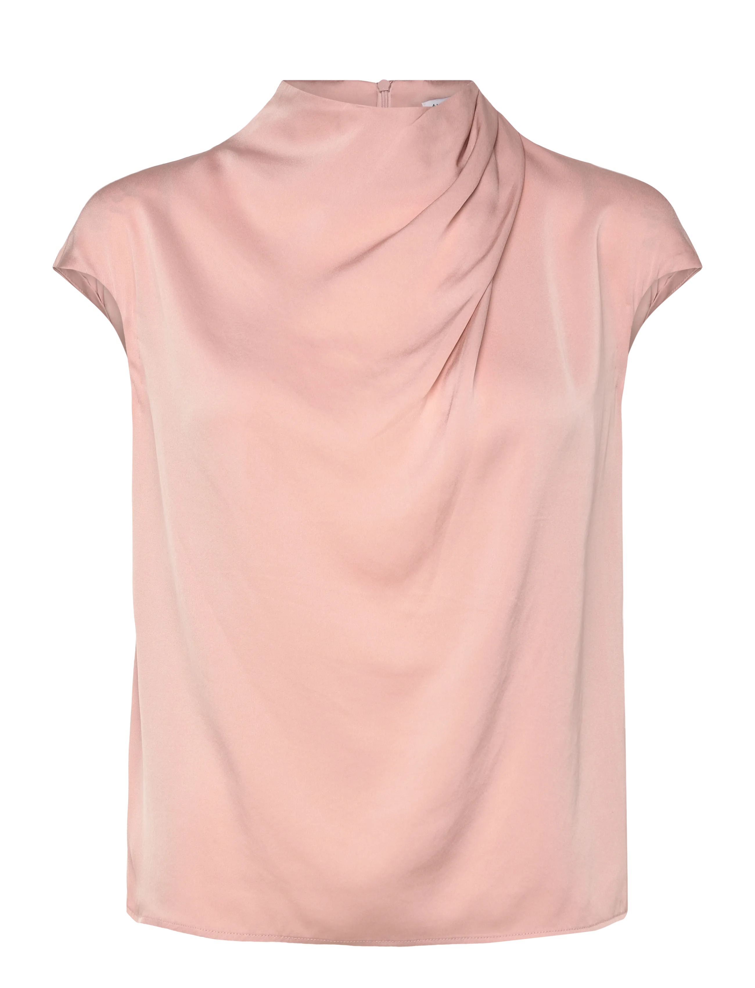 Lima silk top - DUSTY PINK