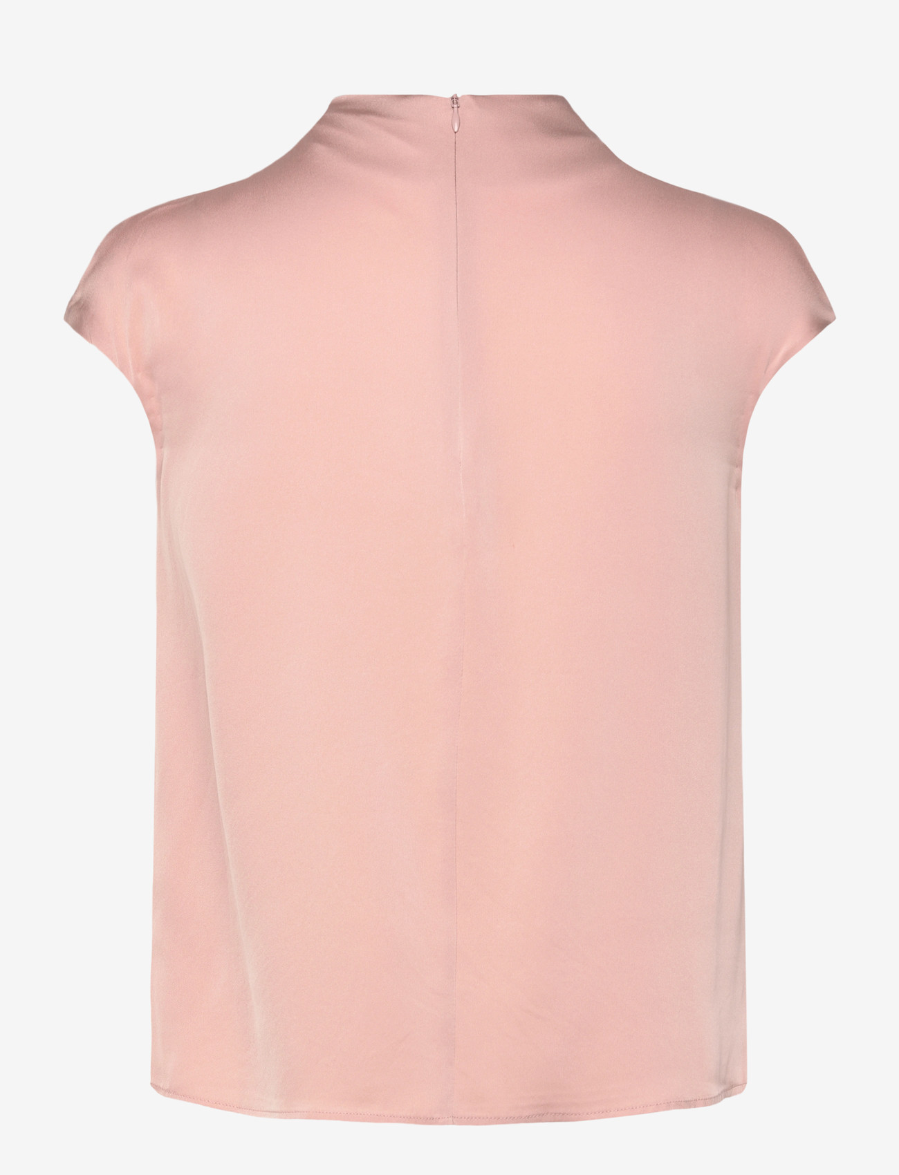 Ahlvar Gallery - Lima silk top - kortärmade blusar - dusty pink - 2