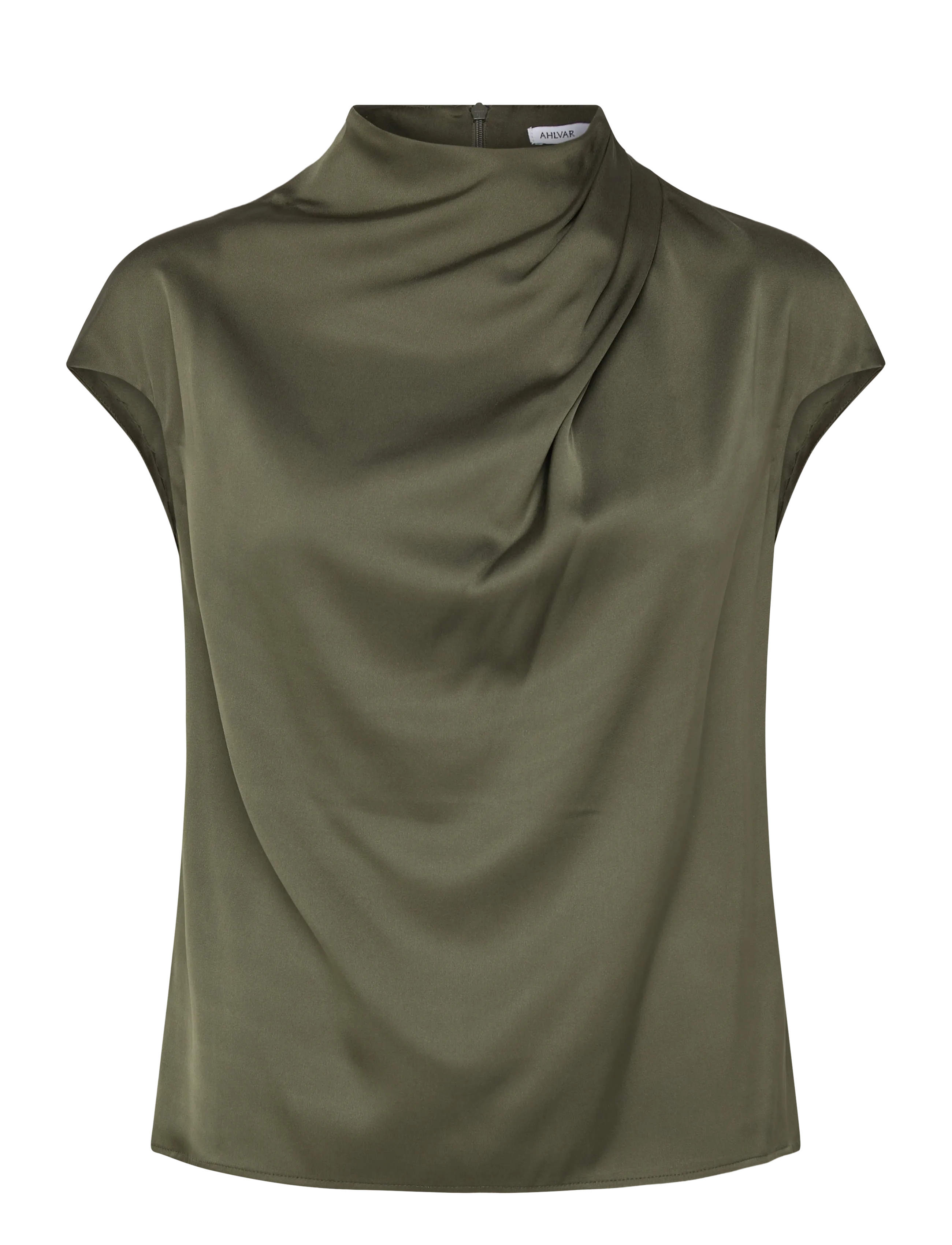 Ahlvar Gallery Lima silk top - Ahlvar Gallery - OLIVE GREEN / khaki/green