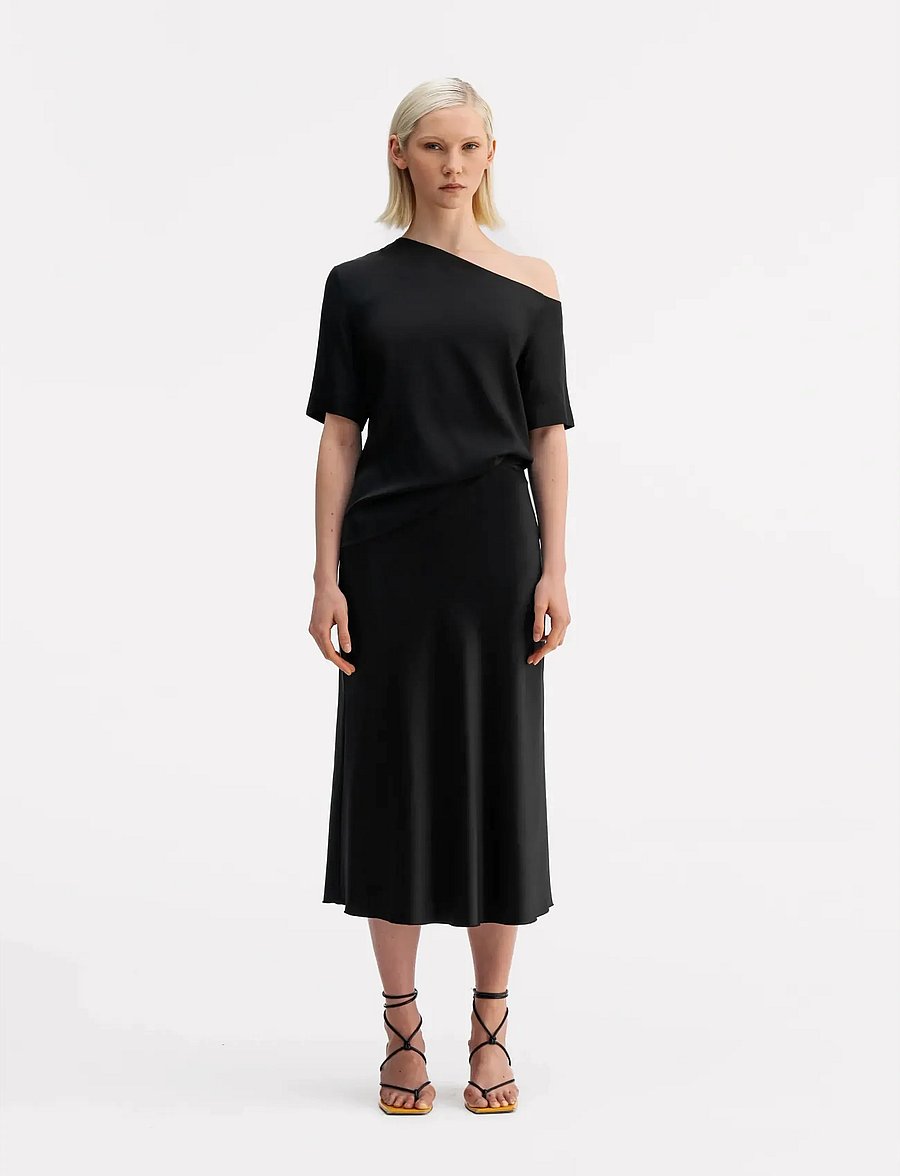 Ahlvar Gallery - Chima blouse - kortærmede bluser - black - 3