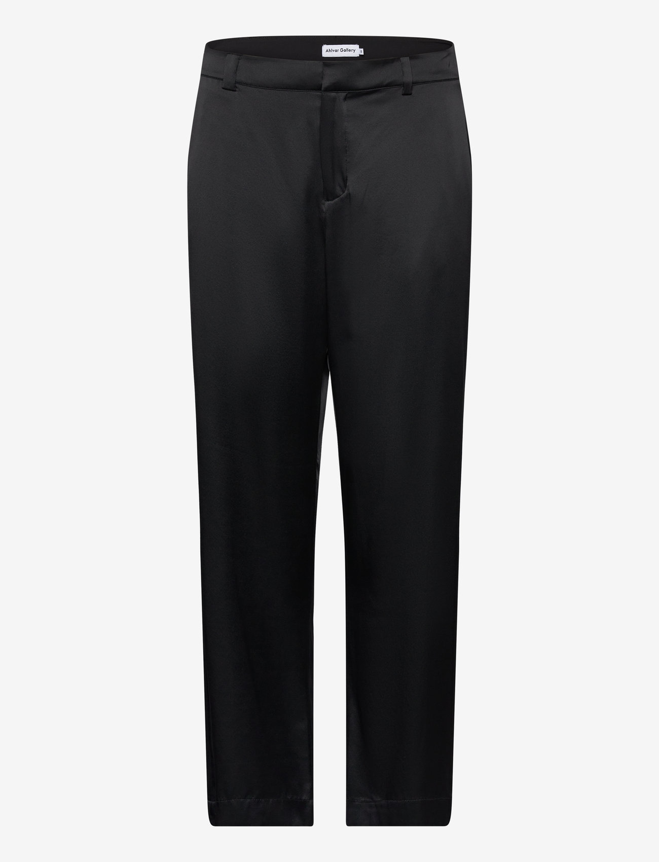 Ahlvar Gallery - Ava satin silk trousers - black - 1