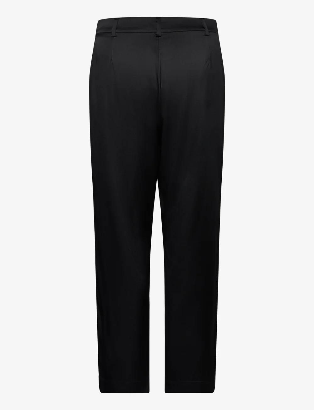 Ahlvar Gallery - Ava satin silk trousers - bukser med lige ben - black - 2