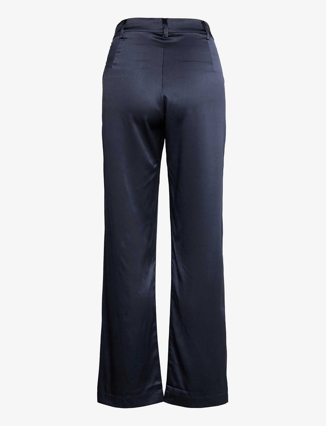 Ahlvar Gallery - Ava satin silk trousers - blue grey - 2