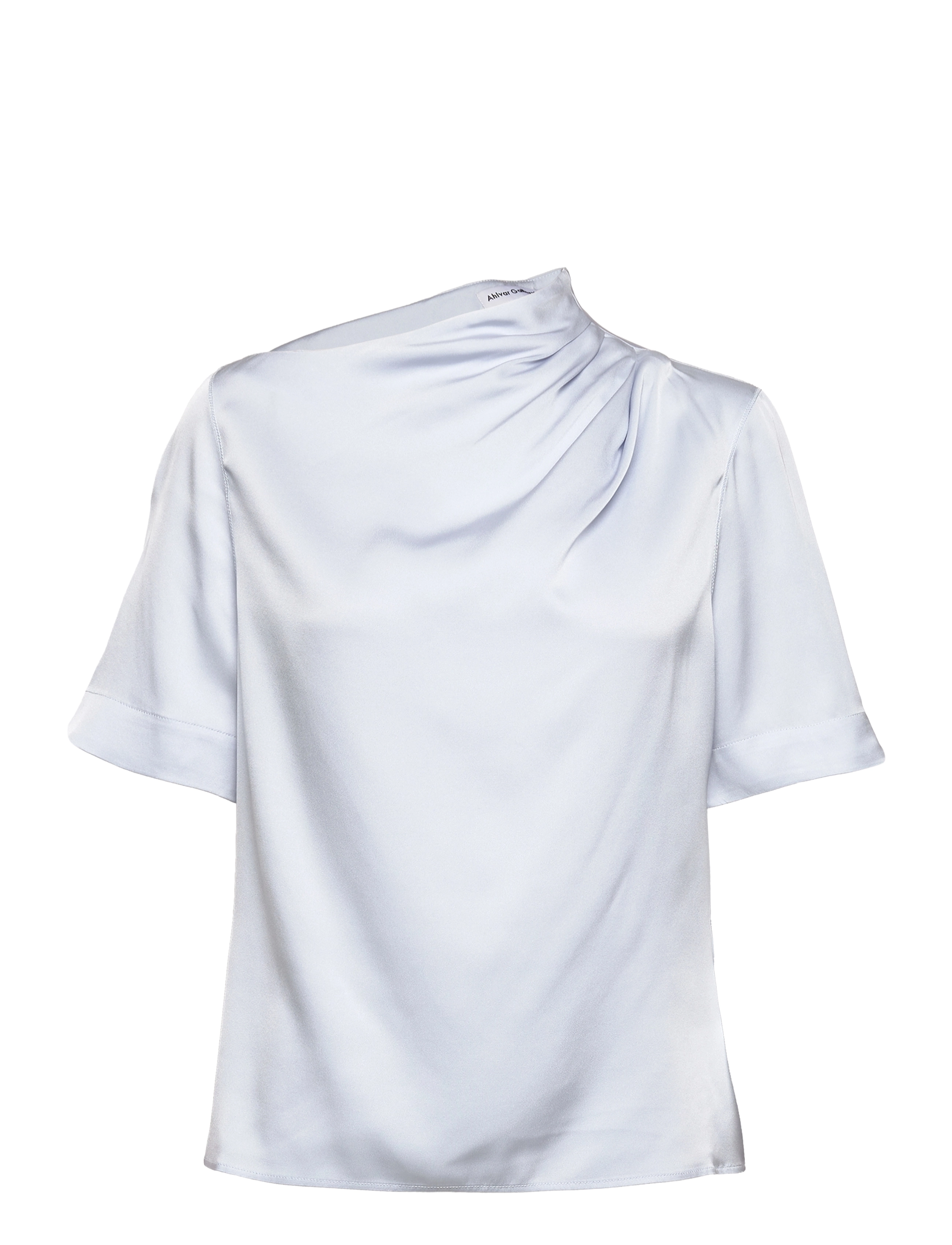 Lima silk tee - LIGHT BLUE