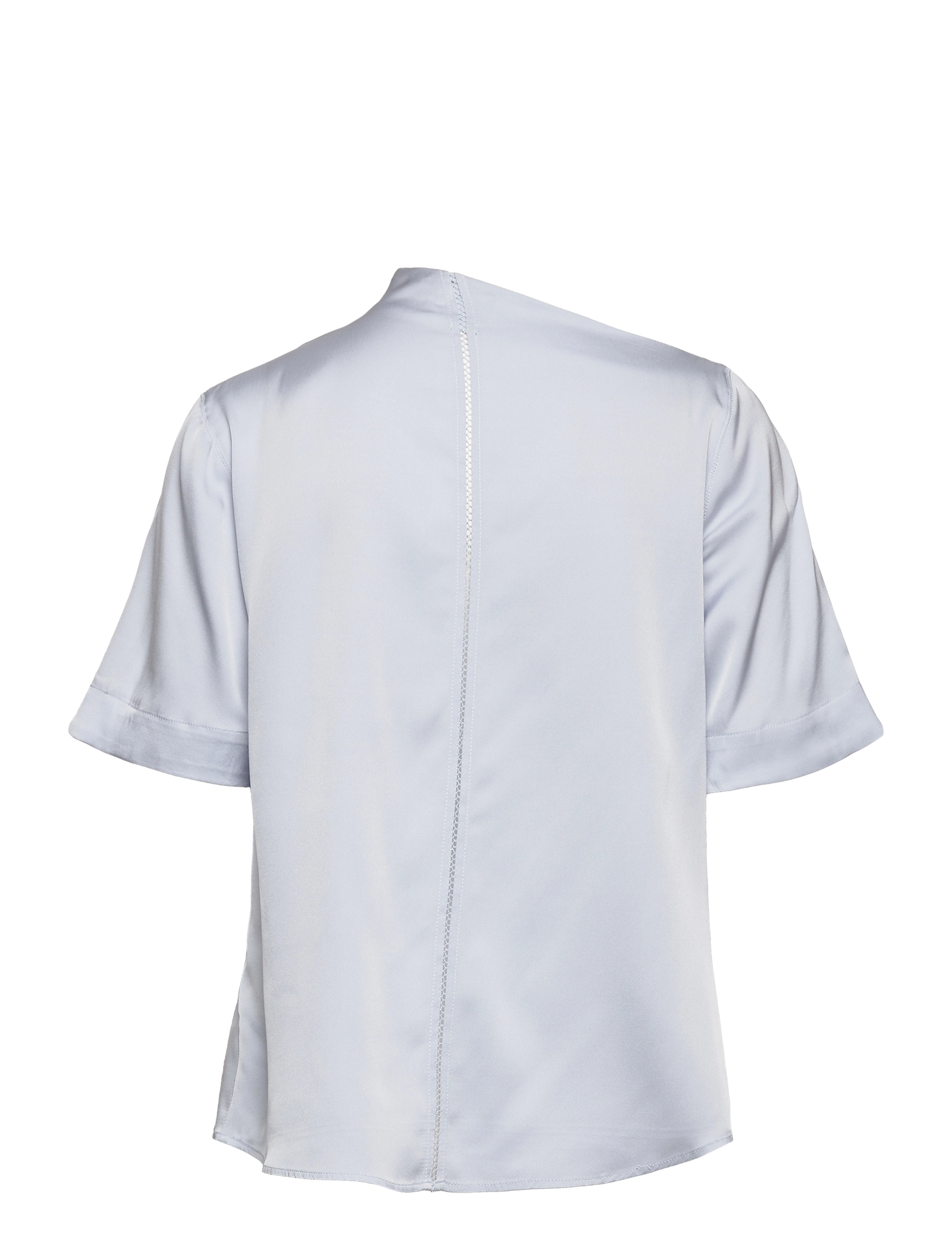 Ahlvar Gallery - Lima silk tee - lühikeste varrukatega pluusid - light blue - 2