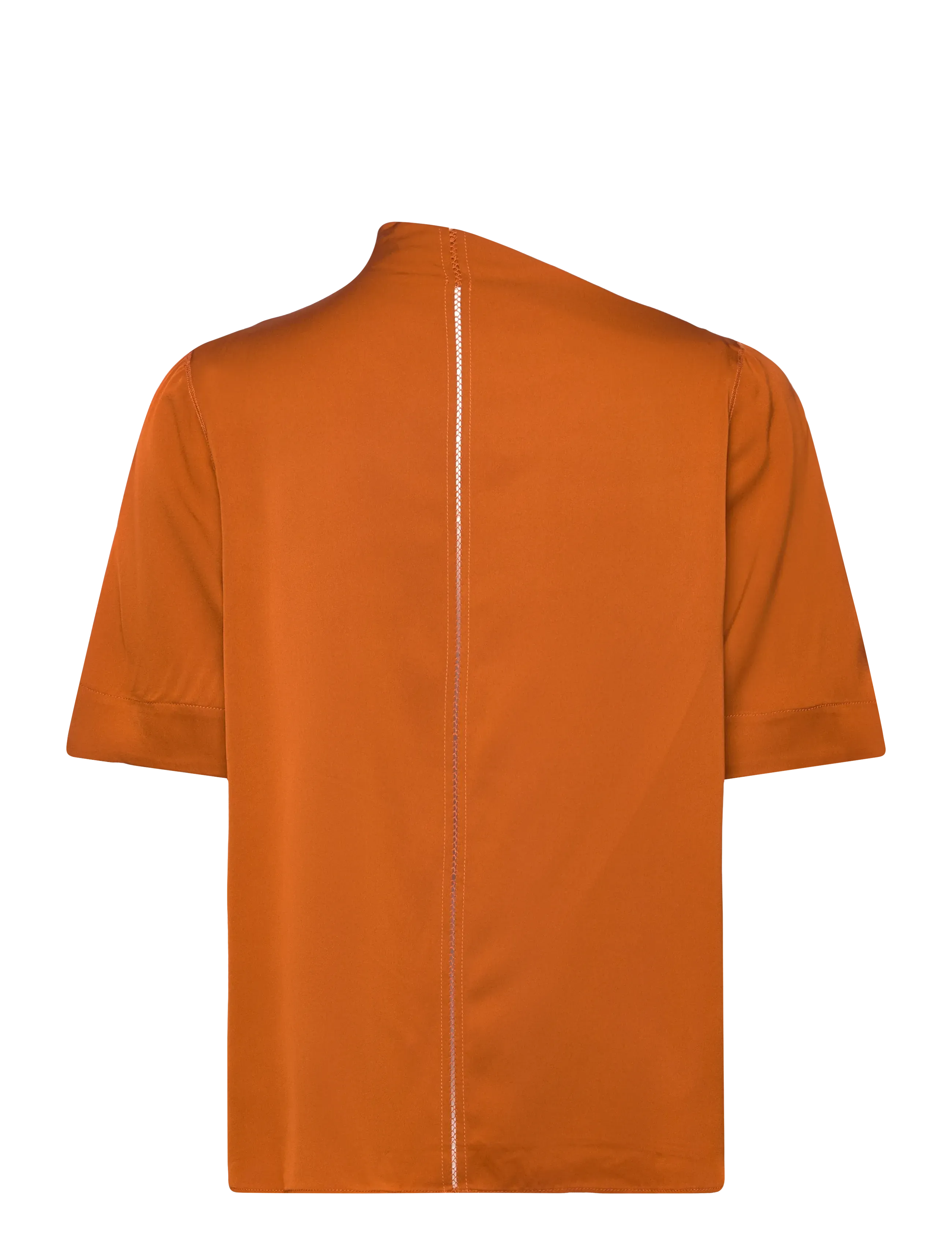 Ahlvar Gallery - Lima silk tee - kortærmede bluser - rust - 2