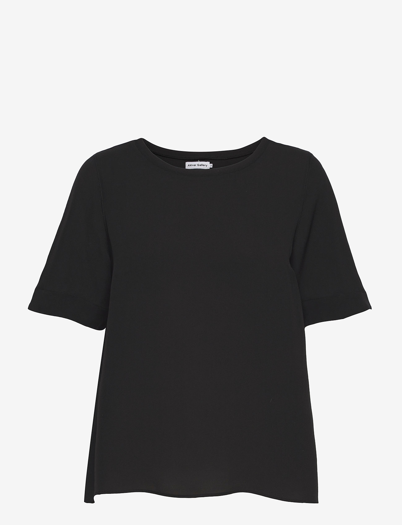 Ahlvar Gallery - Pim tee - short-sleeved blouses - black - 0