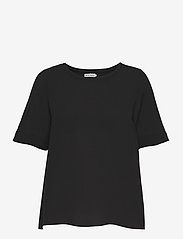 Ahlvar Gallery - Pim tee - short-sleeved blouses - black - 0
