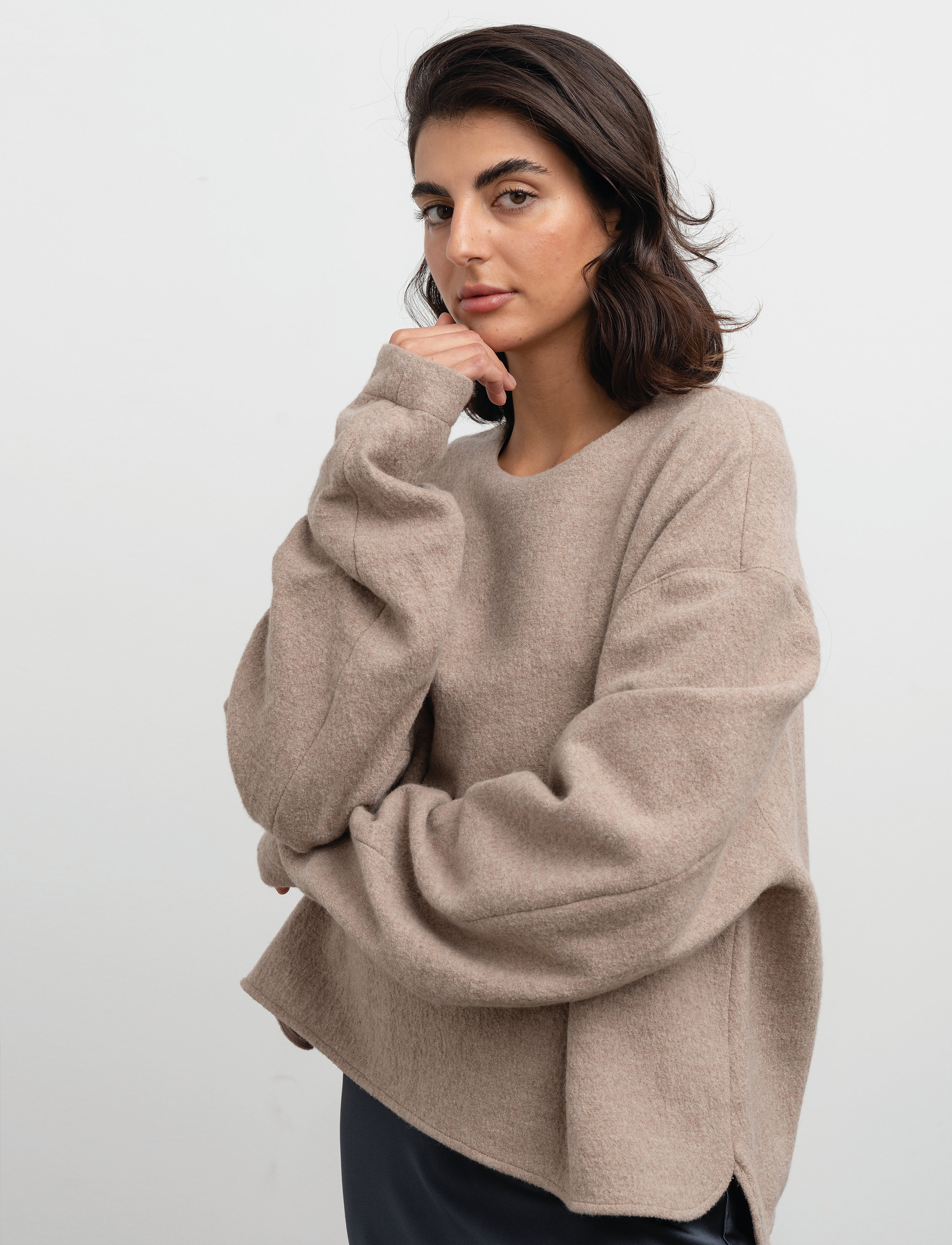 Ahlvar Gallery - Kojo teddy sweater - sand - 3