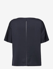 Ahlvar Gallery - Yoli blouse - short-sleeved blouses - blue grey - 1