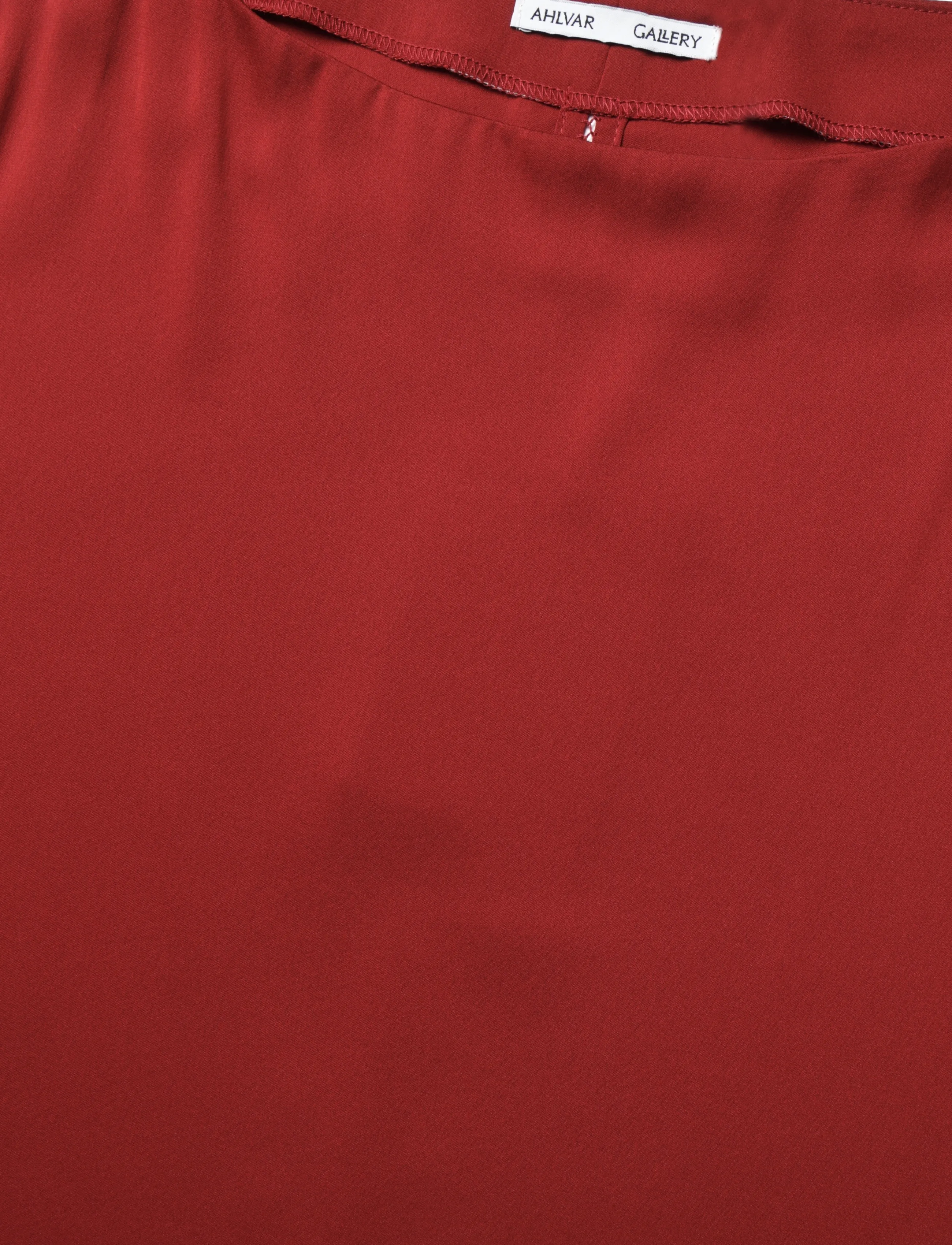Ahlvar Gallery - Yoli silk blouse - kurzärmelige blusen - dark red - 4