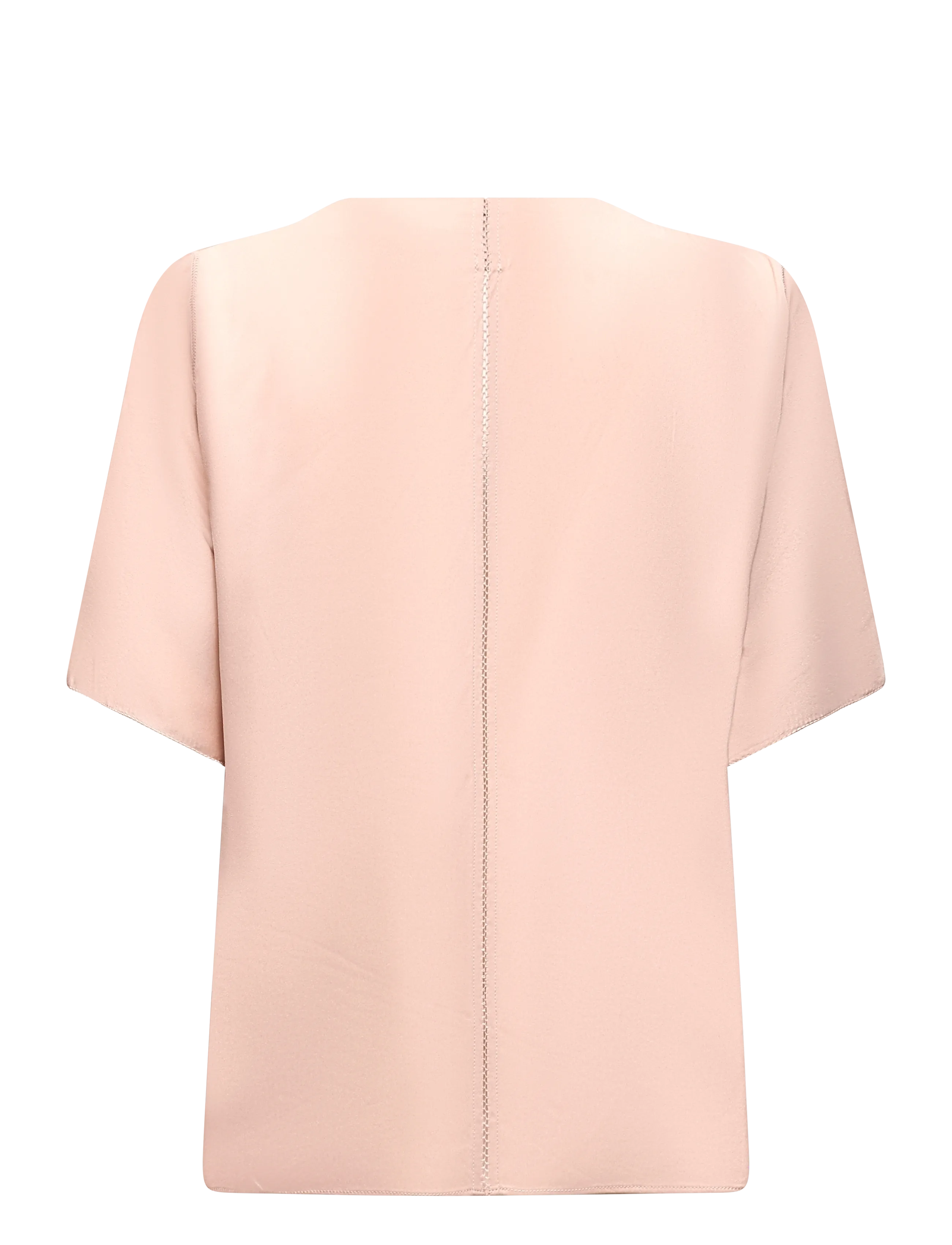 Ahlvar Gallery - Yoli silk blouse - short-sleeved blouses - dusty pink - 2