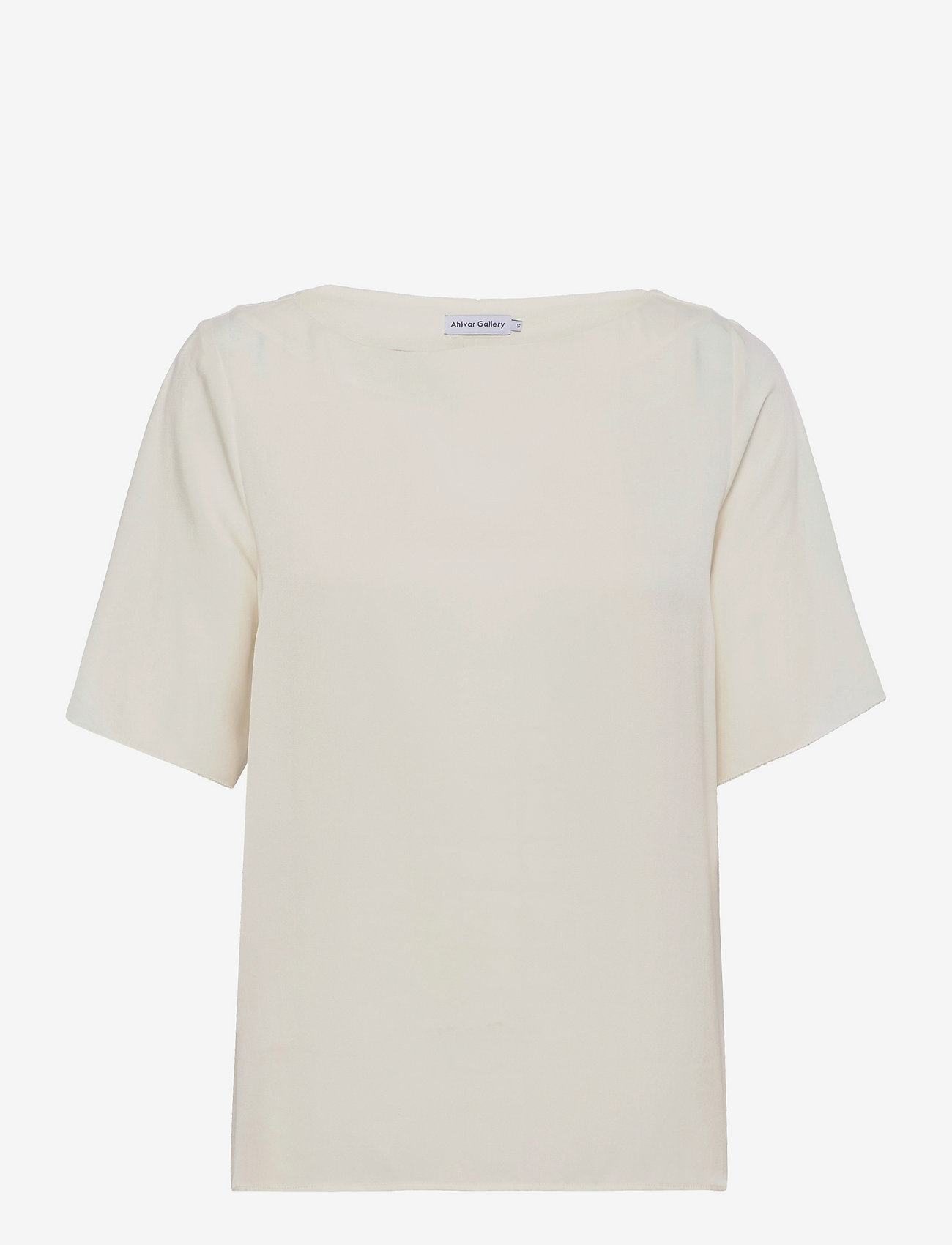 Ahlvar Gallery - Yoli blouse - short-sleeved blouses - off-white - 0