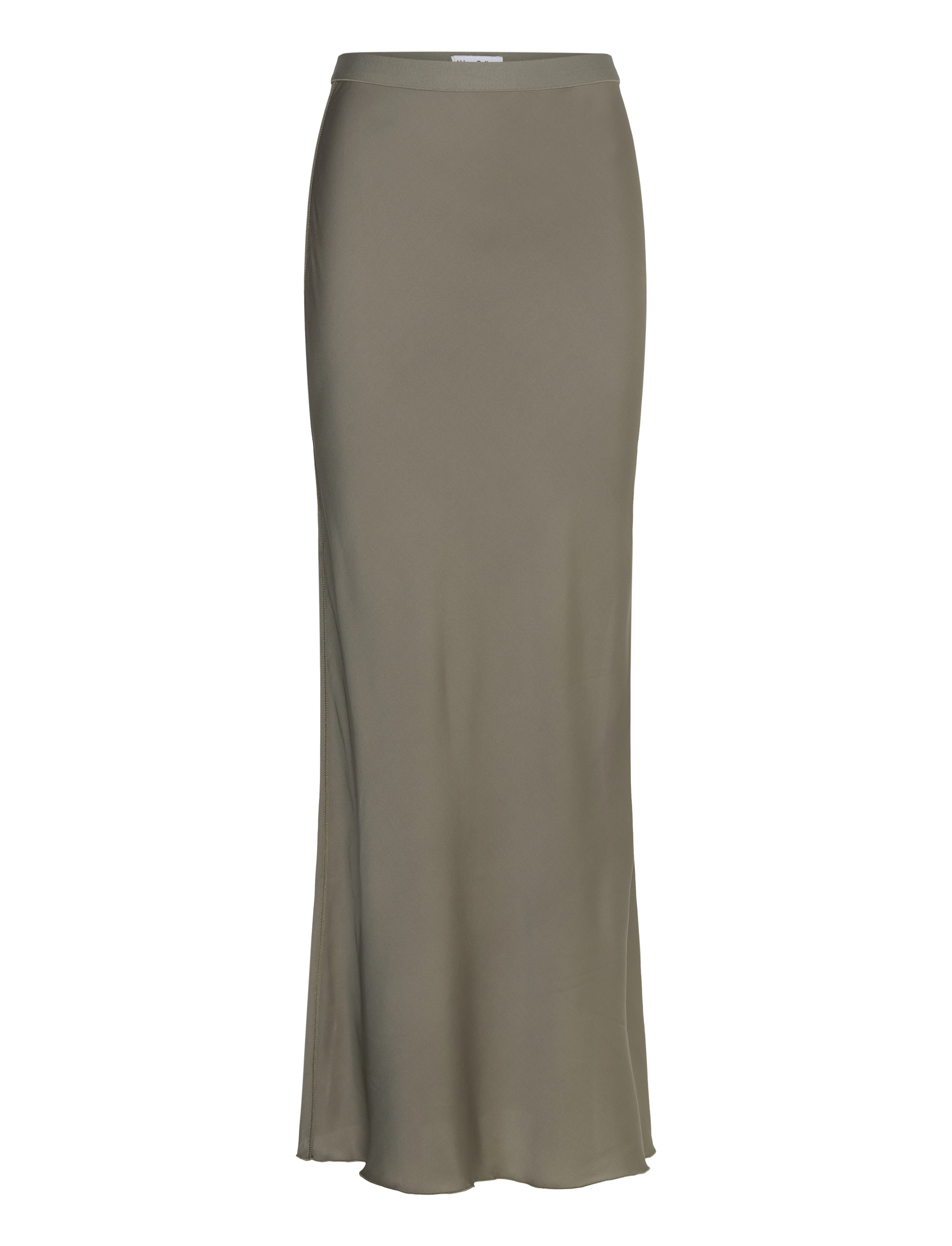 Ahlvar Gallery - Hana long silk skirt - light military - 1