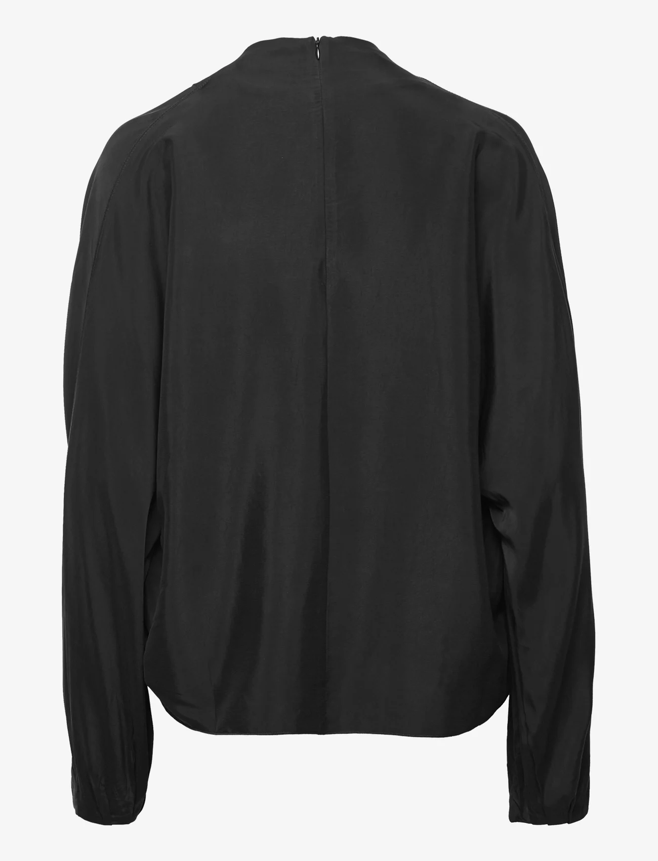 Ahlvar Gallery - Lima blouse - long-sleeved blouses - black - 1