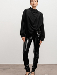 Ahlvar Gallery - Lima blouse - long-sleeved blouses - black - 2